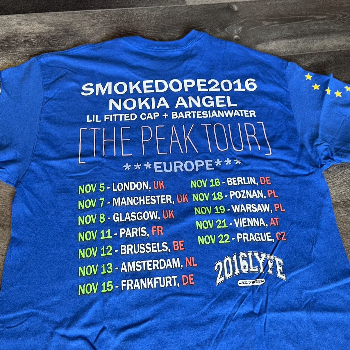 Drain Gang × Sad Boys Smokedope2016 2016Lyfe Europe EU The Peak Tour Tee Shirt Size US L / EU 52-54 / 3 - 8 Thumbnail
