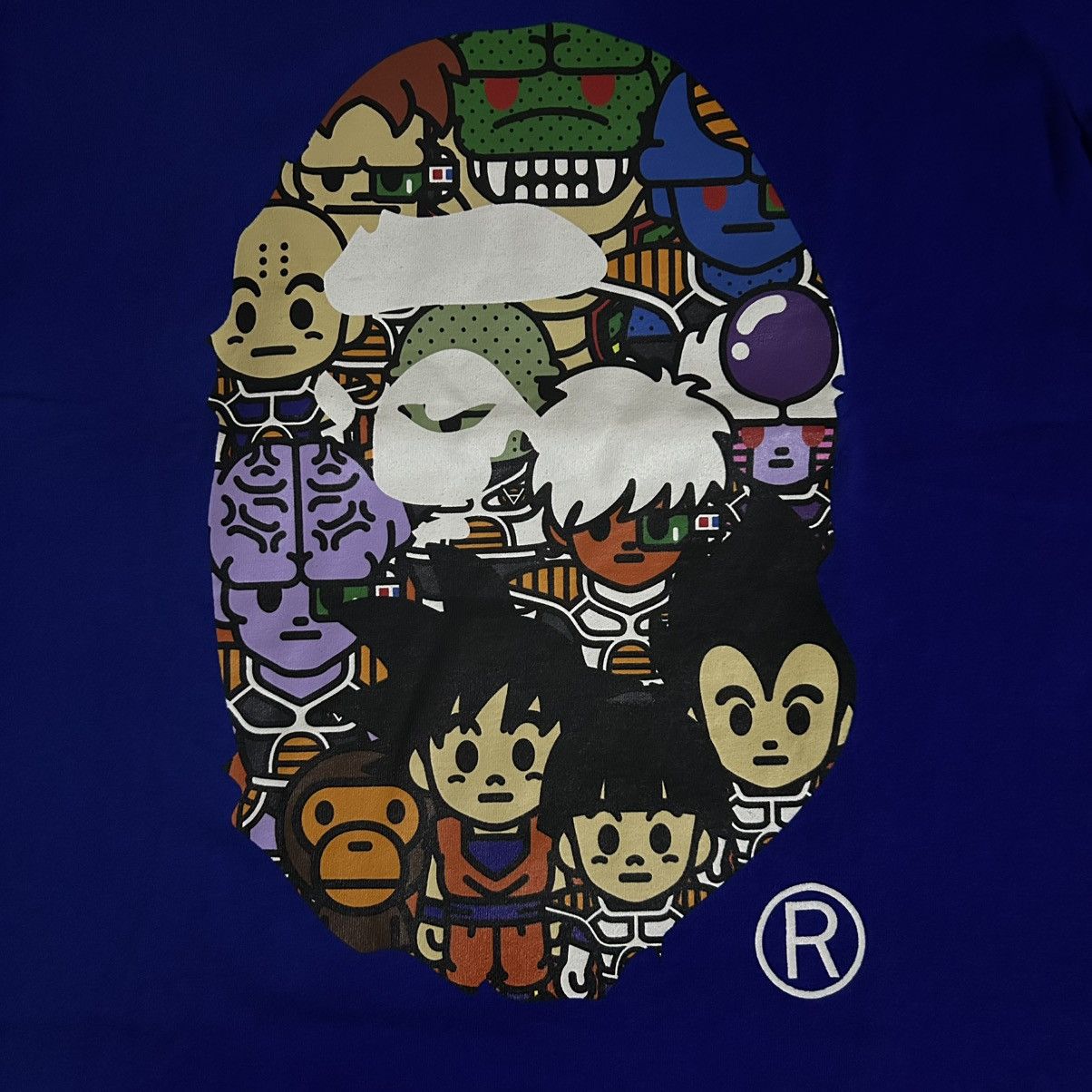 Bape Bape Dragon Ball Ape Head Tee Size S / US 4 / IT 40 - 2 Thumbnail