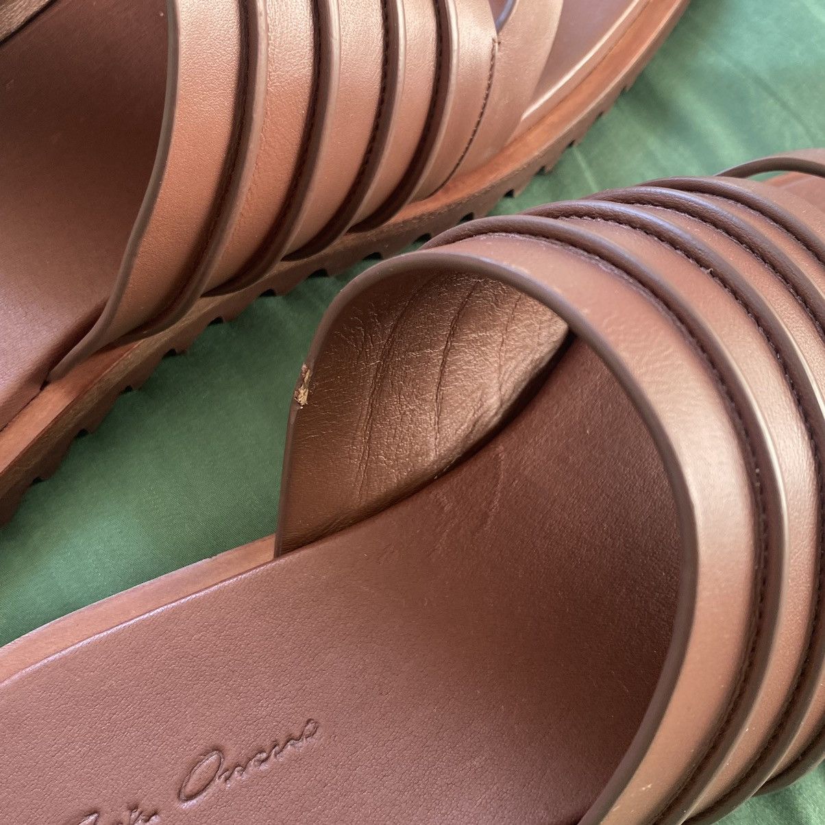 Rick Owens Rick Owens Leather Sandals (IT0108) Size US 8 / EU 41 - 8 Thumbnail