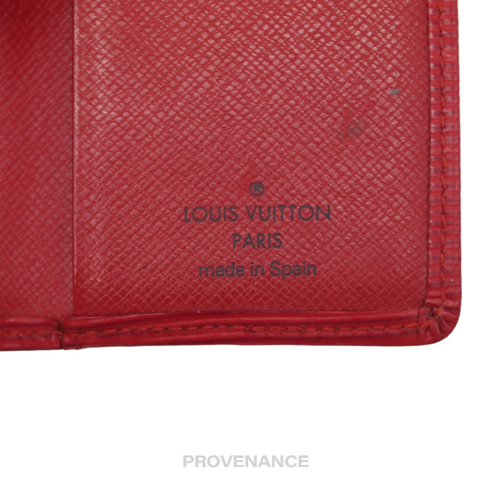 Louis Vuitton 🔴 Louis Vuitton Pocket Organizer Wallet - Red Epi Leather Size ONE SIZE - 8 Thumbnail