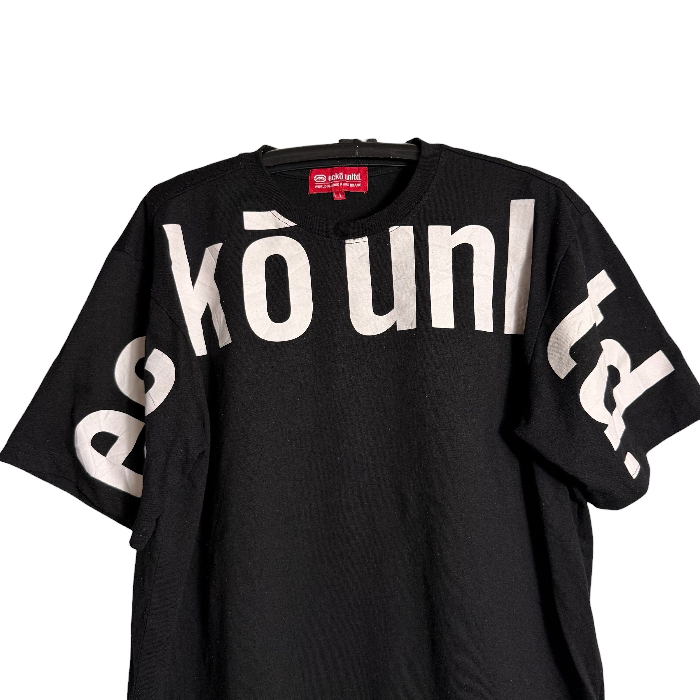 Ecko Unltd. 🔥RARE🔥VintageEcko Unltd. Overprint Spellout T-shirt Size US XL / EU 56 / 4 - 2 Thumbnail