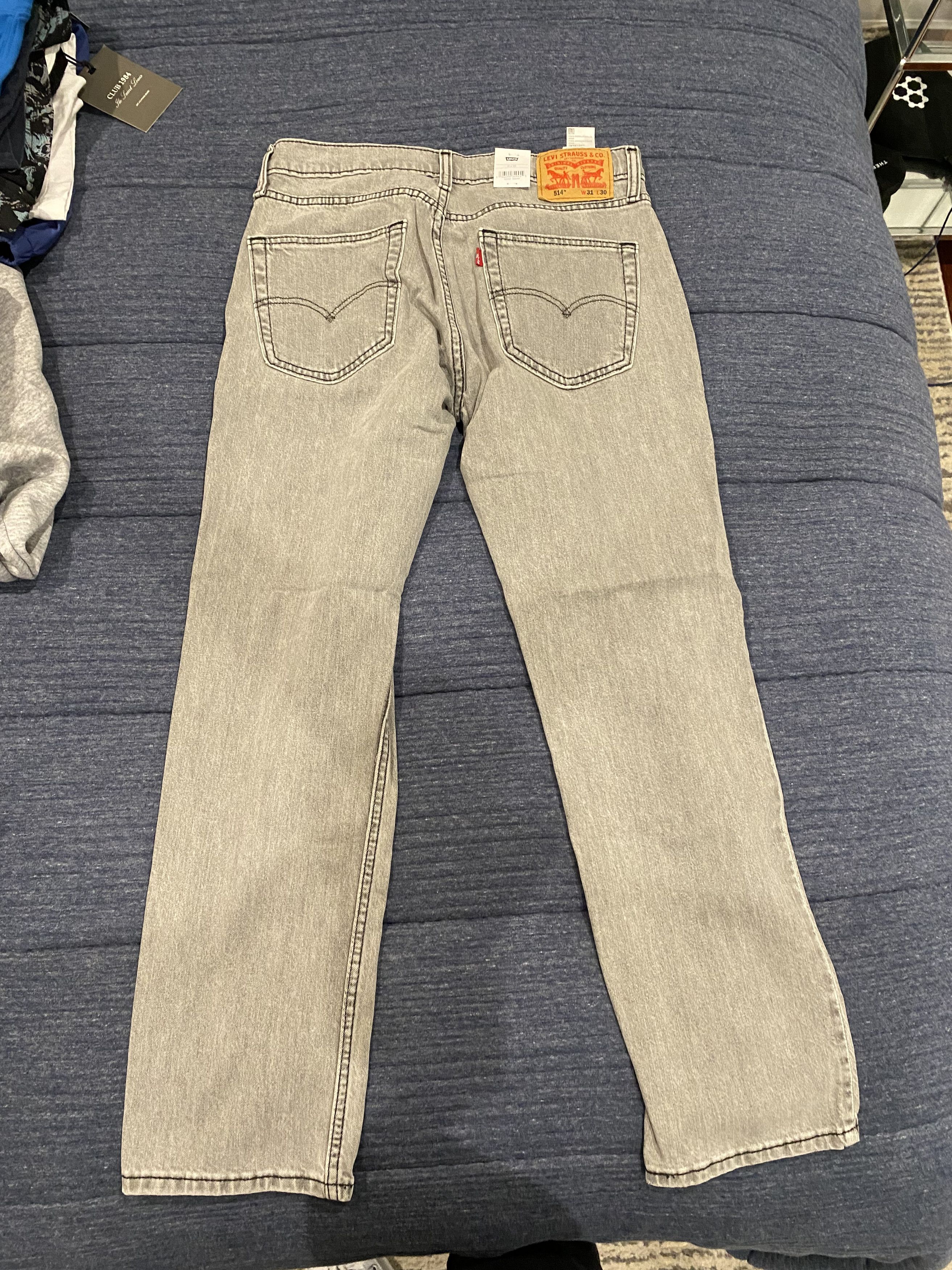 Levi's Levi's 514 Straight Jeans Size US 31 - 2 Thumbnail
