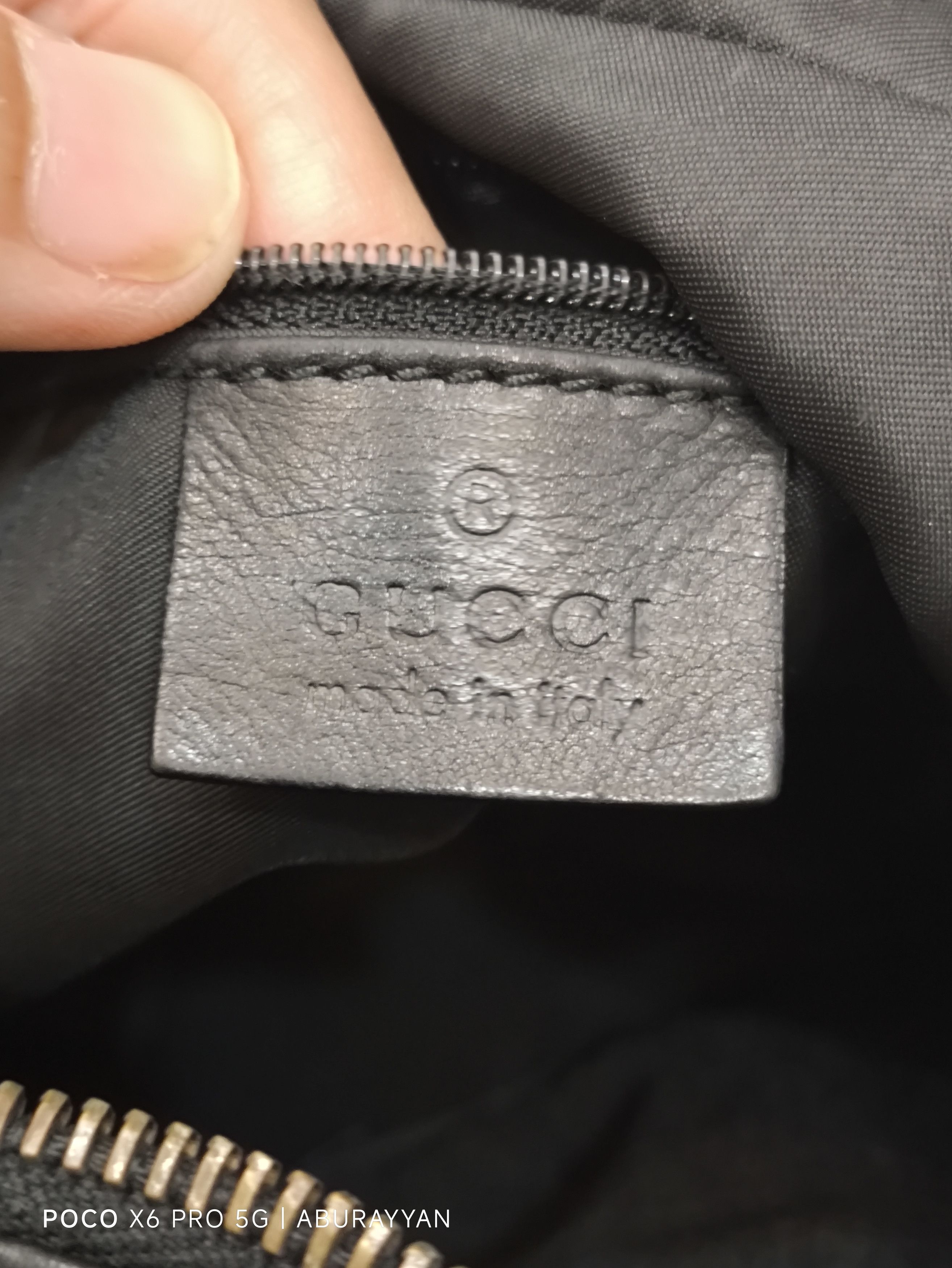 Gucci Gucci Black Hobo Shoulder Attache Bag Size ONE SIZE - 10 Thumbnail