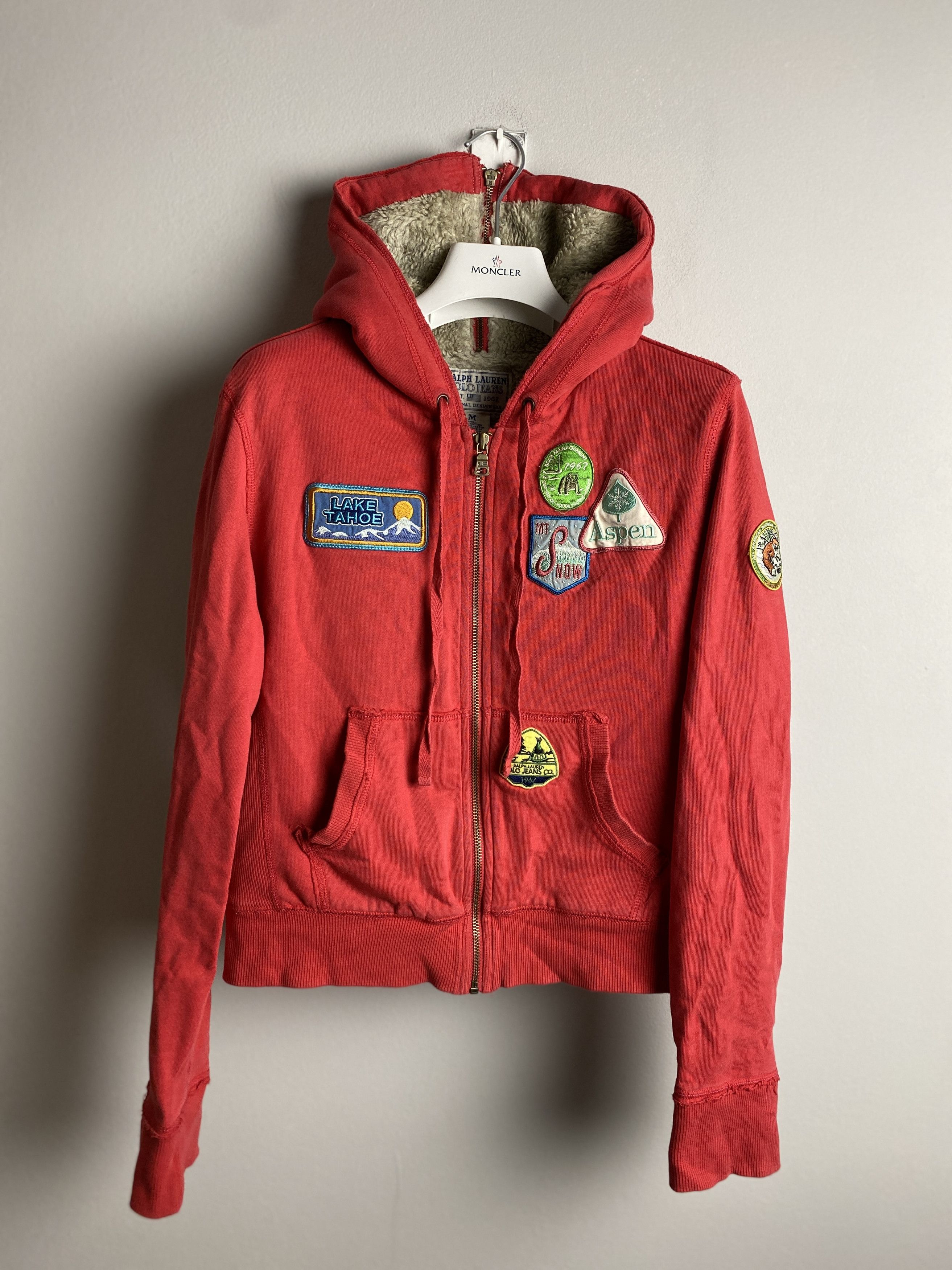 Polo Ralph Lauren × Ralph Lauren Polo Jeans Ralph Lauren sherpa zip-up hoodie y2k Size M / US 6-8 / IT 42-44 - 1 Thumbnail