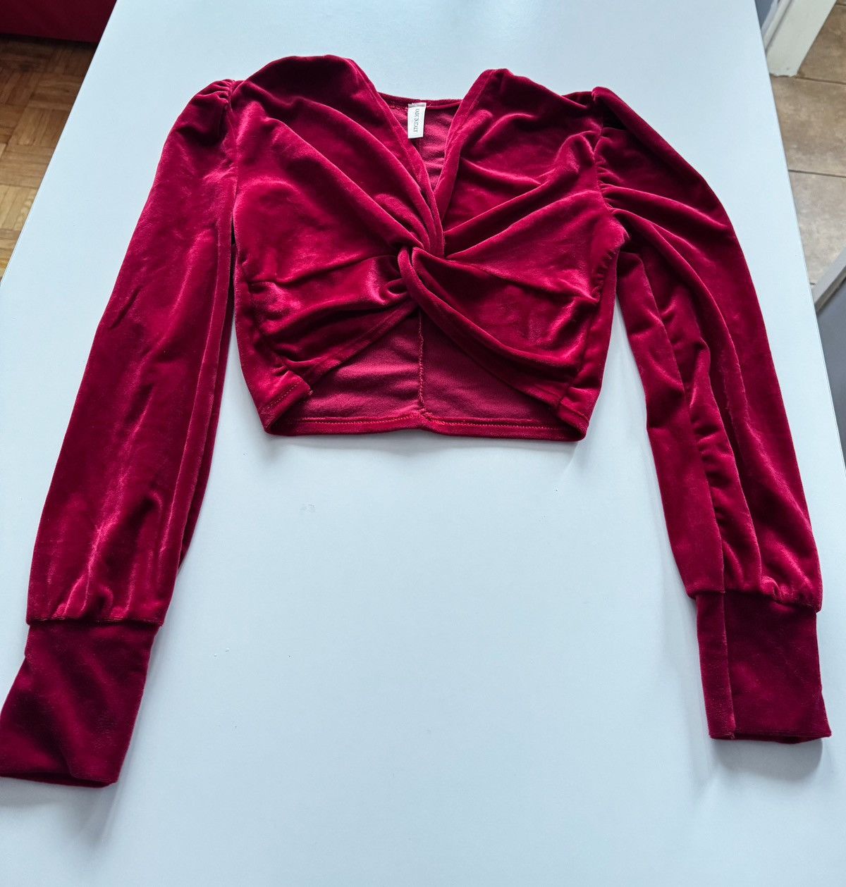 Other Cherry velvet top Size M / US 6-8 / IT 42-44 - 6 Thumbnail