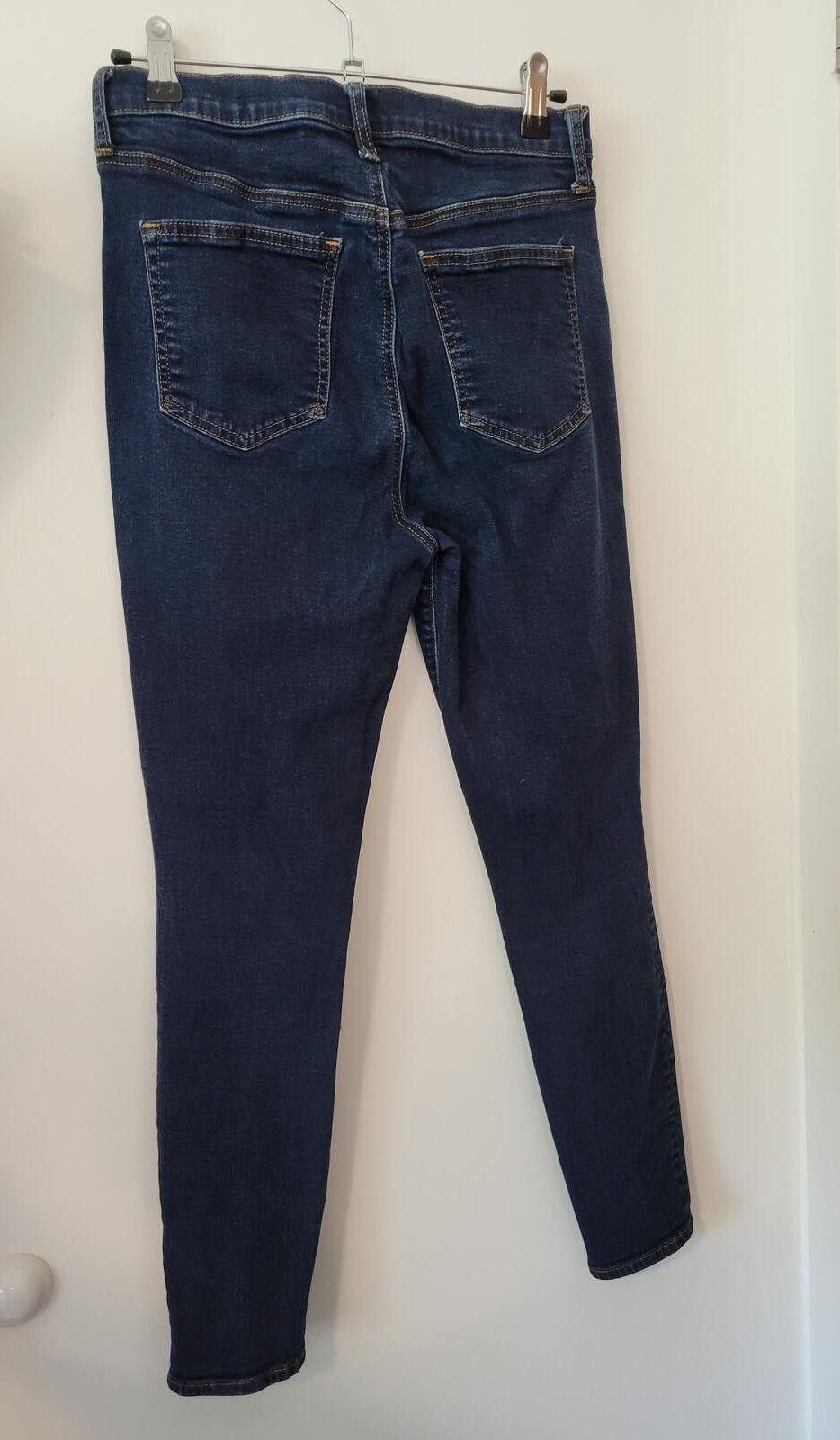 Gap GAP Denim Dark Blue Skinny Jeans Size 32" / US 10 / IT 46 - 2 Thumbnail
