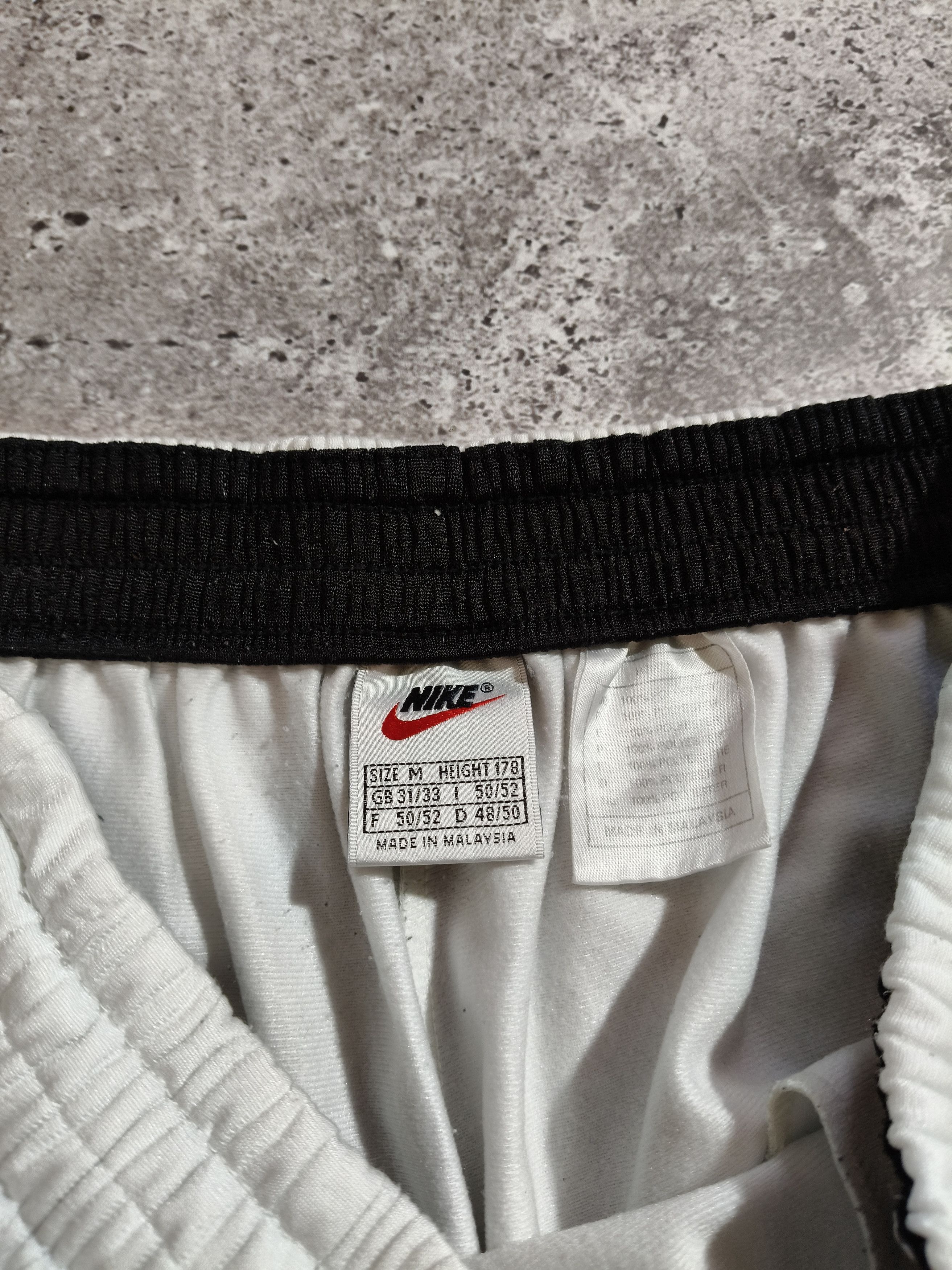 Nike Vintage Nike Snap Button Track Pants White Size M Size US 32 / EU 48 - 6 Thumbnail