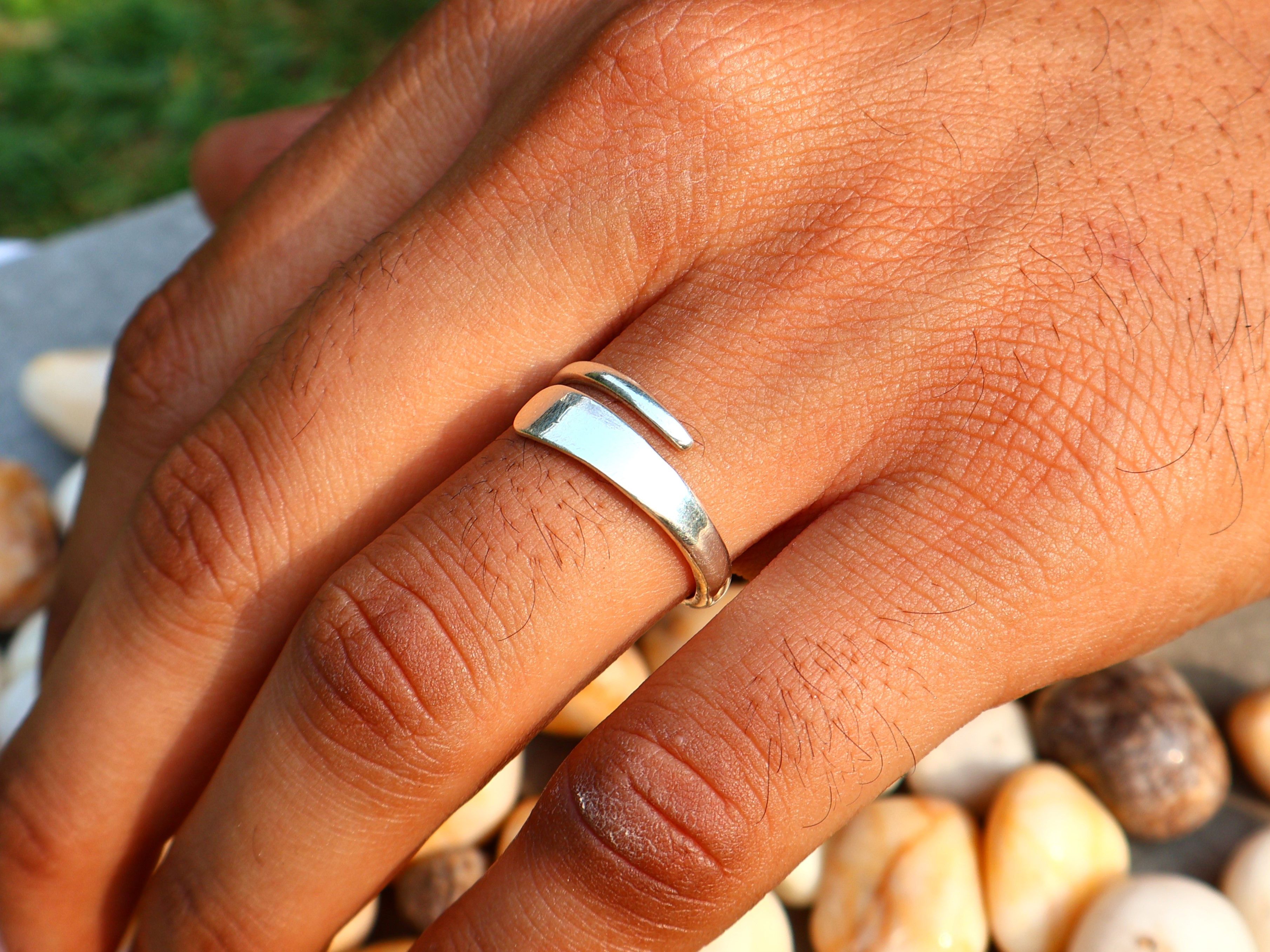 Handmade Spiral Ring, 925 Sterling Silver Ring, Handmade Women Ring, Size ONE SIZE - 7 Thumbnail