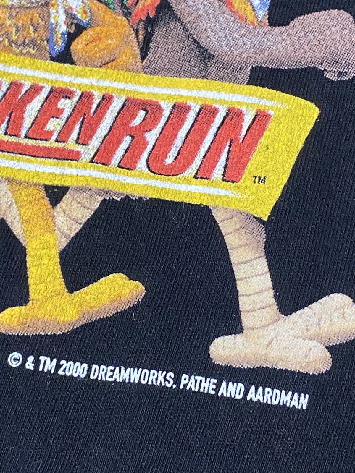 Vintage Chicken Run 2000 Dreamworks Promo T shirt Size: L Size US L / EU 52-54 / 3 - 3 Thumbnail