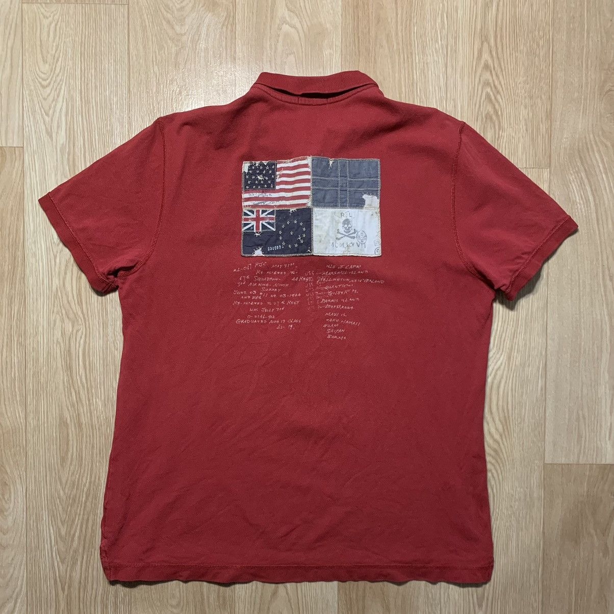 Japanese Brand Vintage Polo Jeans Company Ralph Lauren Flag Polo Size US XL / EU 56 / 4 - 1 Thumbnail