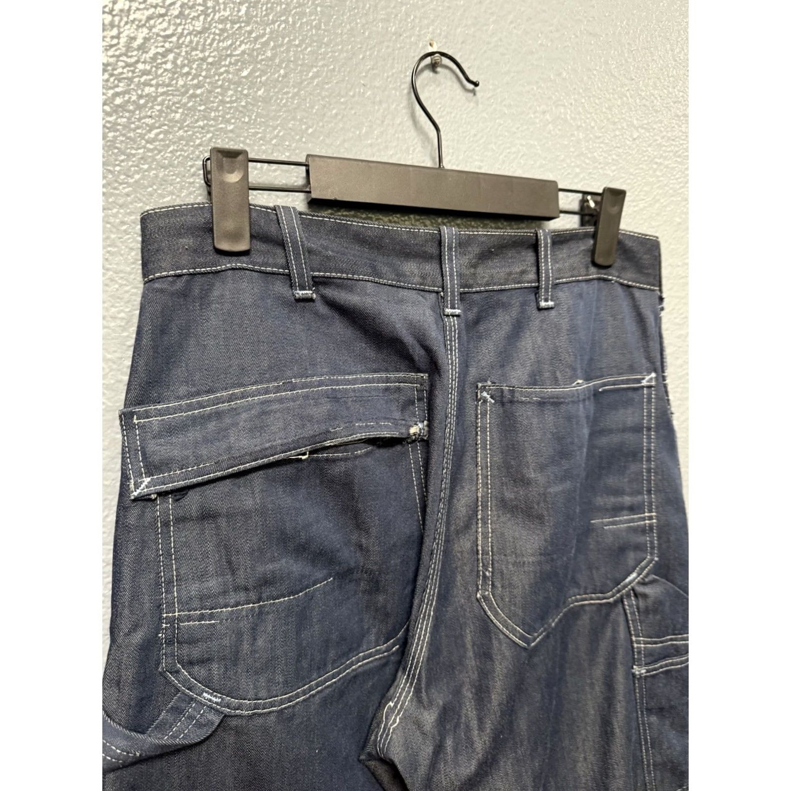 Sears VINTAGE Sears Sanforized Blue Cotton Men’s Carpenter Pants Sz 30 Size US 30 / EU 46 - 4 Thumbnail