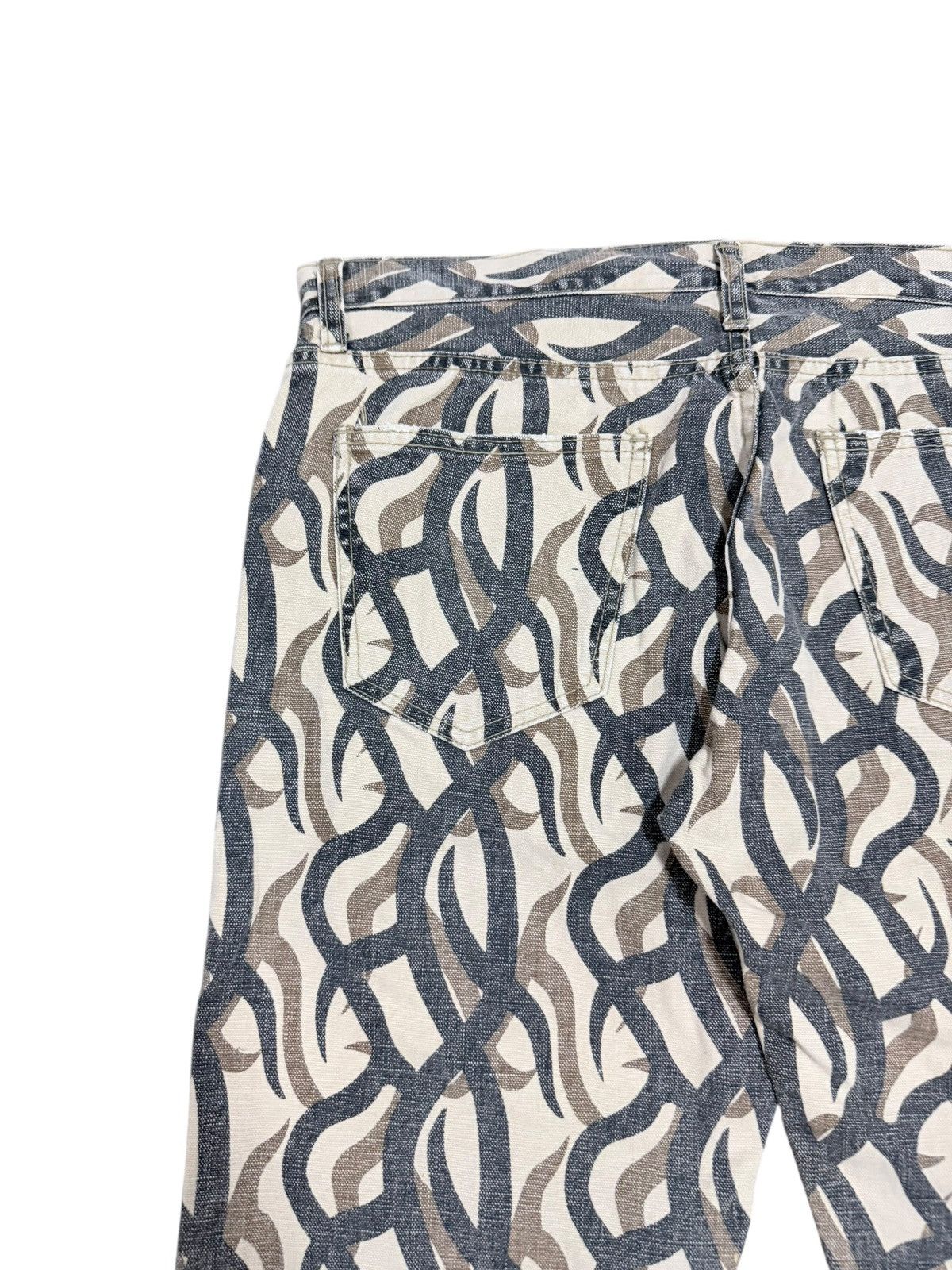 If Six Was Nine Vtg🔥Gogmagog Inspired Number Nine Tribal Camo Denim Size US 36 / EU 52 - 12 Thumbnail