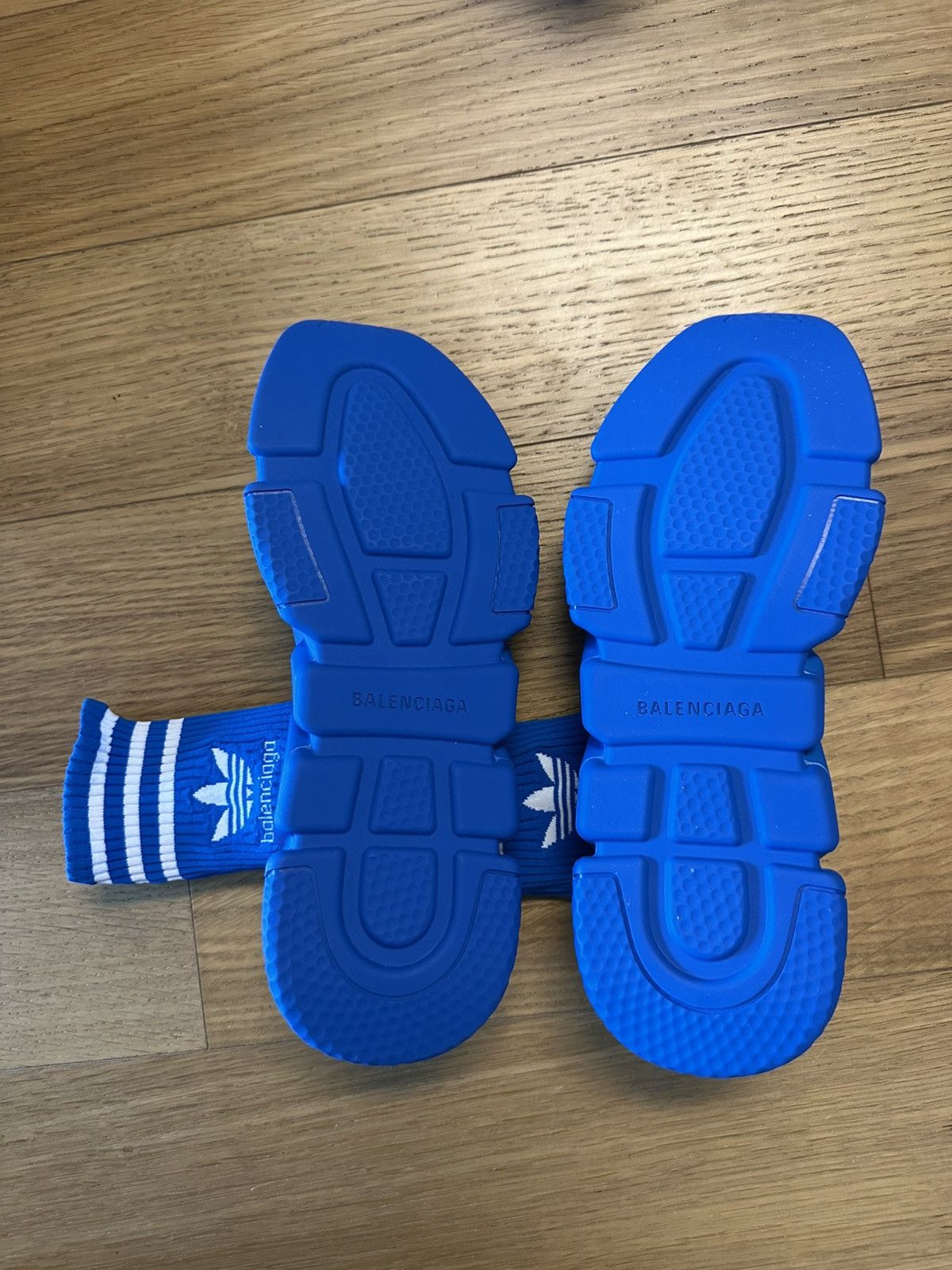 Adidas × Balenciaga ADIDAS × BALENCIAGA SPEED LT / SPEED SNEAKERS IN BLUE Size US 9 / EU 42 - 6 Thumbnail