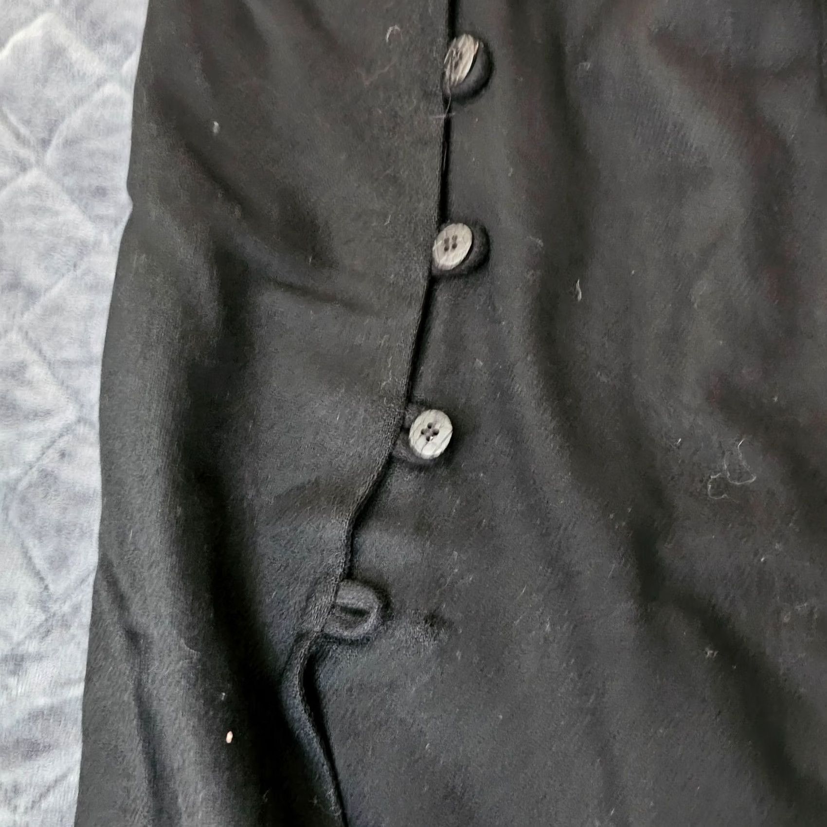 Stanley Blacker VINTAGE Stanley Blacker Skirt Women 14 Wool Black Pleated Button Long Time period: 1990s (if applicable) Mens Womens Size 36" / US 14 / IT 50 - 3 Thumbnail