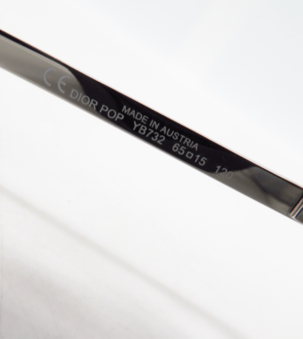 Dior DIOR Sunglasses Pop Rectangle Wrap Straps Logo RI945 Size ONE SIZE - 6 Thumbnail