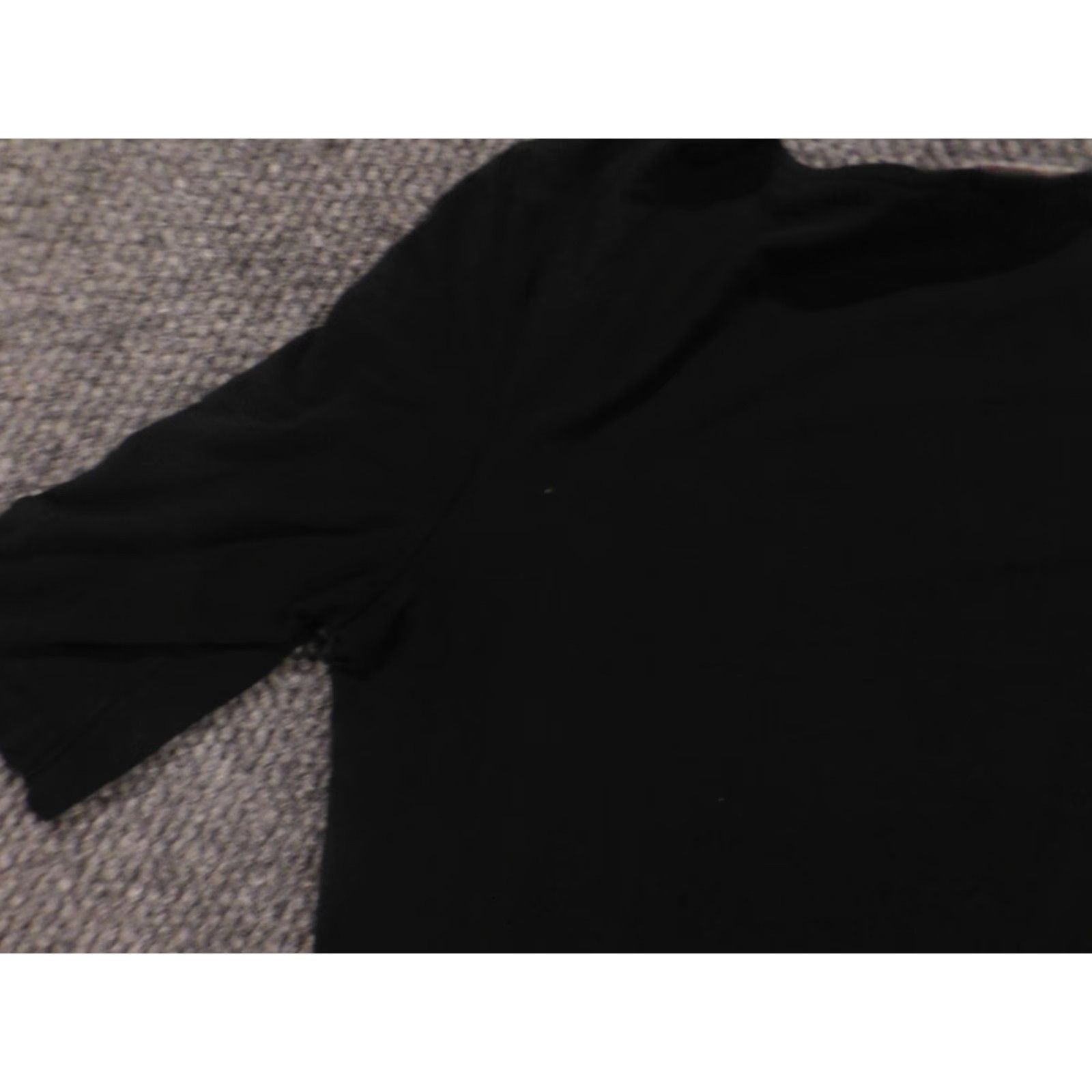 Old Navy Old Navy Blouse Shirt Womens S Black Short Sleeve Collared Pullover Stretch Regular Basic Casual Size S / US 4 / IT 40 - 7 Thumbnail