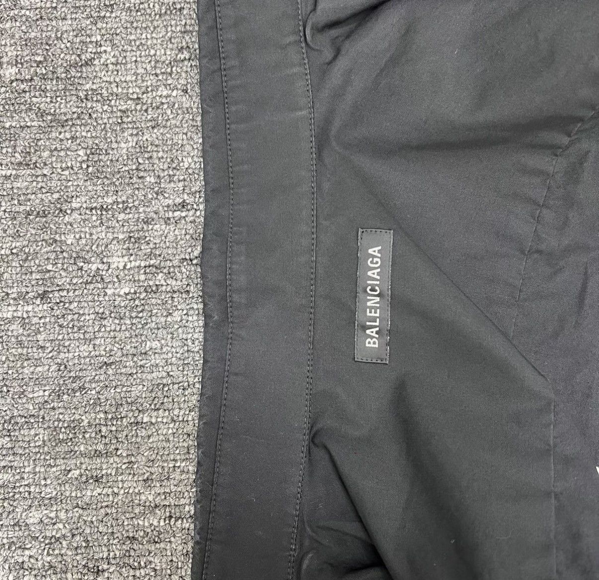 Balenciaga Balenciaga Black Vinyl Embroidered Coke Shirt K12 Size US L / EU 52-54 / 3 - 8 Thumbnail