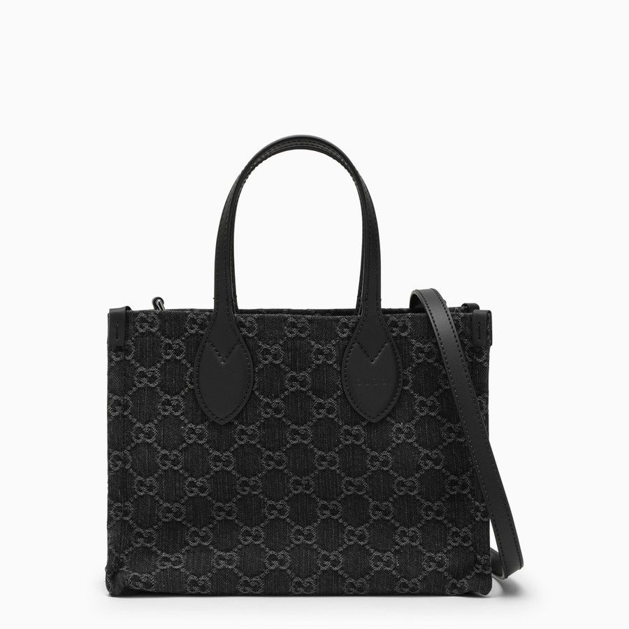 Gucci o1d2blof0824 Size: OS / Medium Ophidia Shopping Bag in Black Size ONE SIZE - 1 Thumbnail