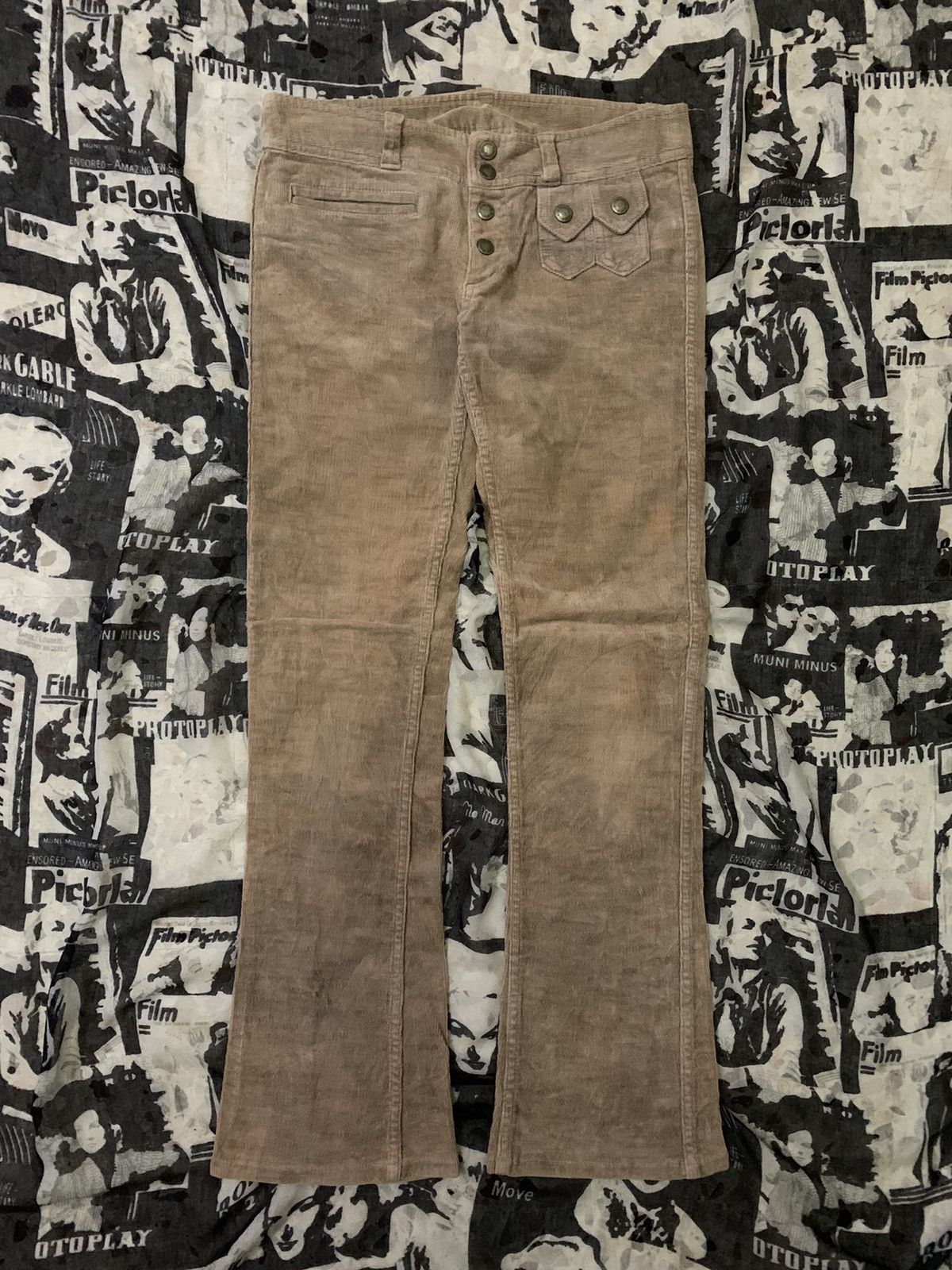 Hysteric Glamour 💥Vintage 90s Hysteric Glamour Corduroy Pant Size 29" - 1 Thumbnail