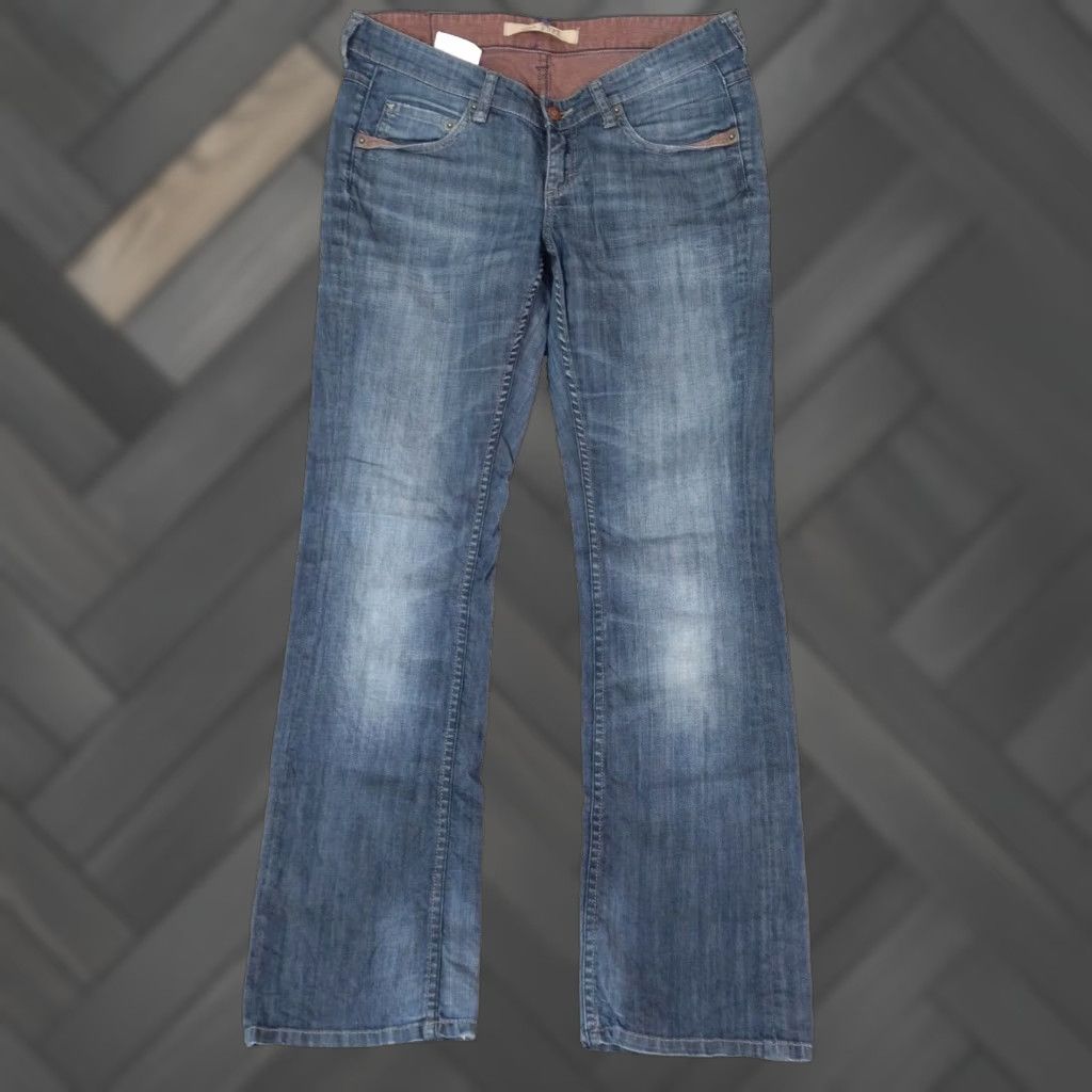 Vintage Mustang Tyra Women's Jeans Bootcut Light Wash Cotton Denim Size 29 Inseam 32