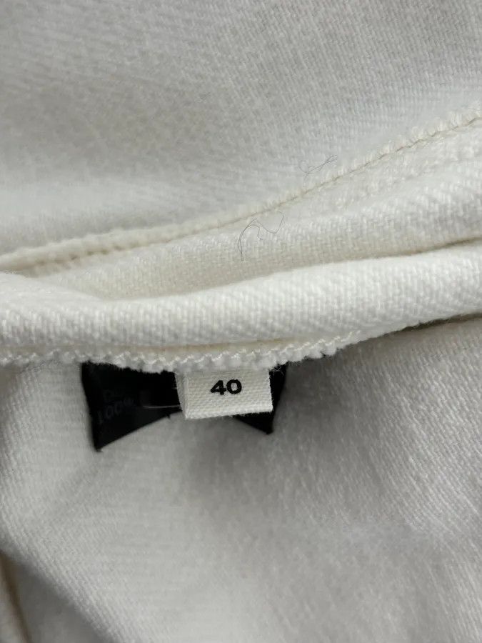 Isabel Marant Isabel Marant Étoile Cream White Officer Napoleon Denim Jacket Size S / US 4 / IT 40 - 11 Thumbnail