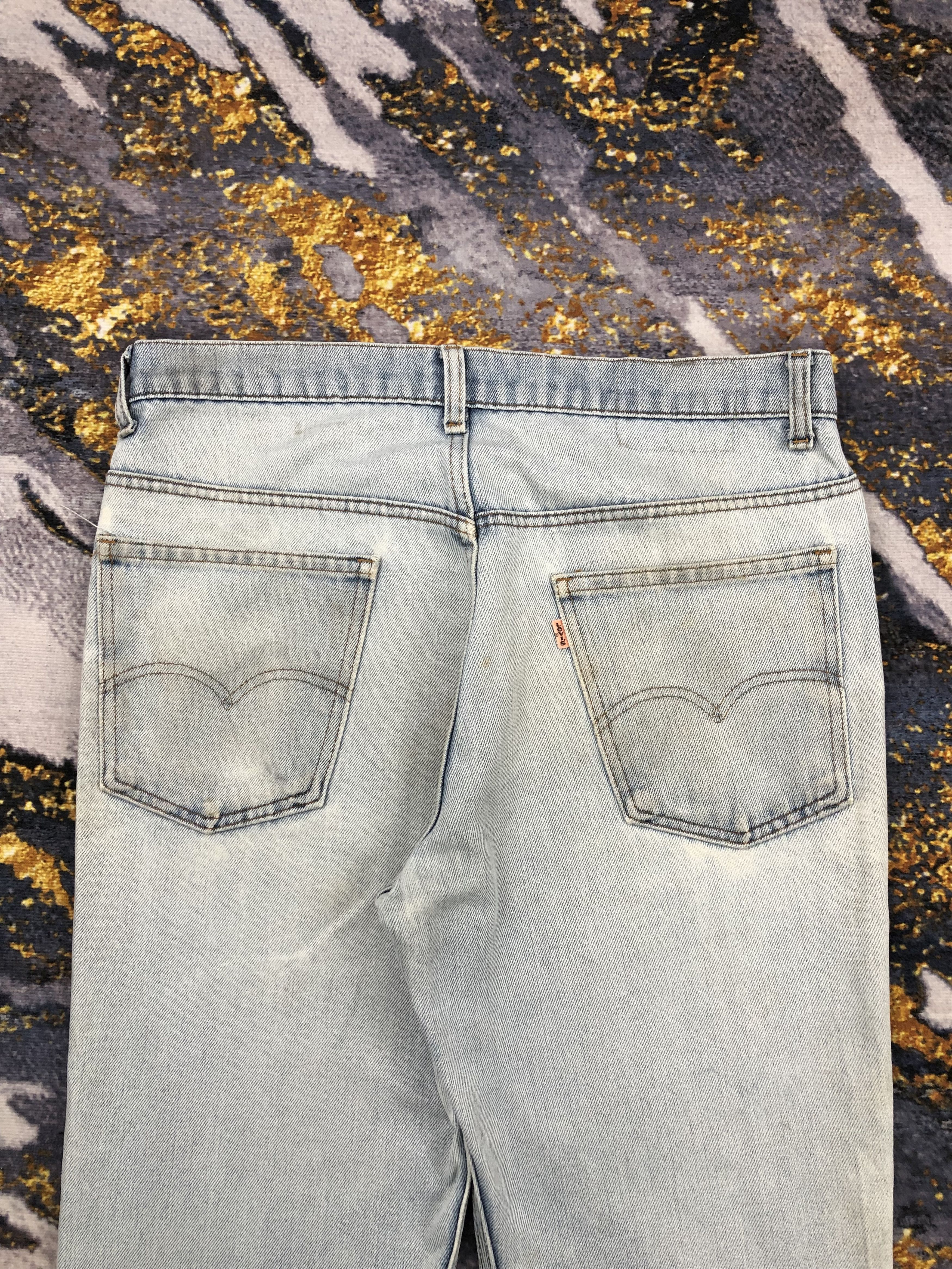 Levi's Vintage 70s Levis Orange Tab Bootcut Jeans DPP0187 Size US 34 / EU 50 - 4 Thumbnail