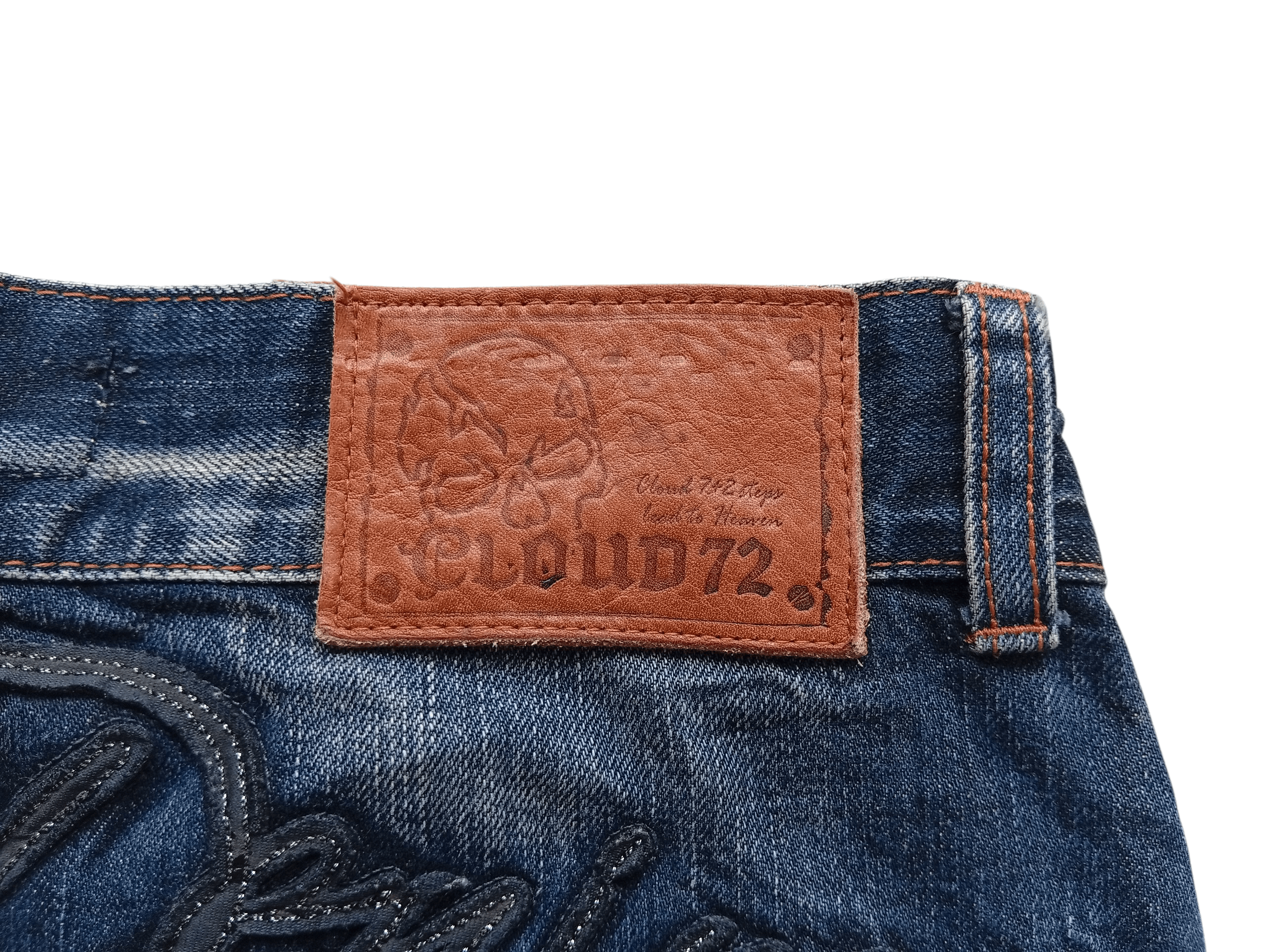 Japanese Brand Cloud72 crossfaith studded denim Size US 32 / EU 48 - 3 Thumbnail