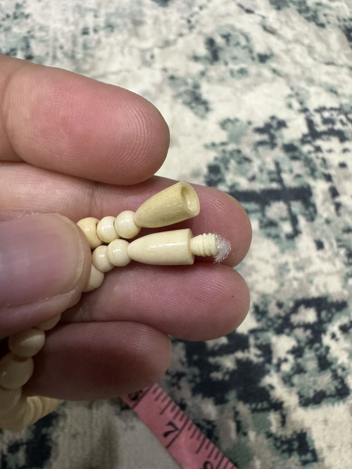Jewelry × Native × Vintage VINTAGE IVORY ELEPHANT TUSK BEADS NECKLACE Size ONE SIZE - 4 Thumbnail