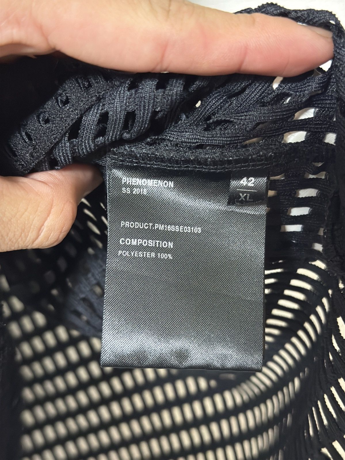 PHENOMENON 2016ss phenomenon see-through Tee Size US XL / EU 56 / 4 - 4 Thumbnail