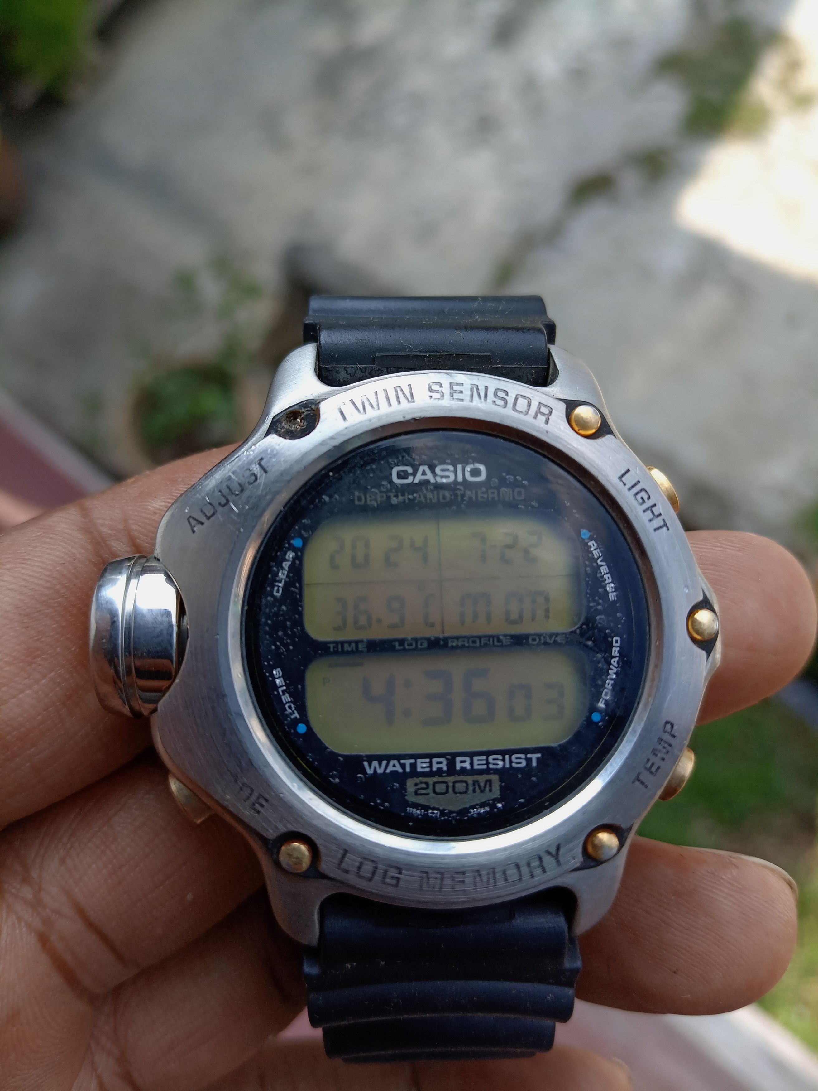 Casio × Japanese Brand Vintage casio dep-600 digital diver watch Size ONE SIZE - 3 Thumbnail