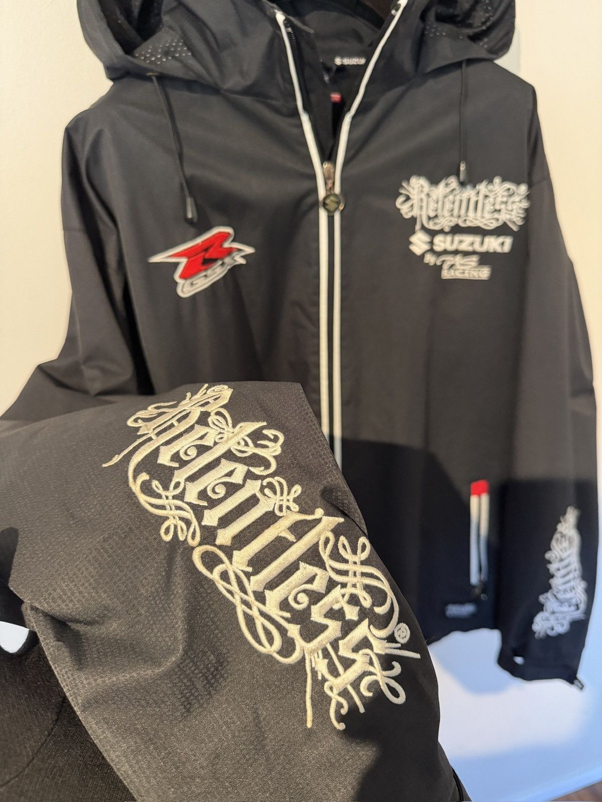 Vintage Vintage Racing Hooded Windbreaker Size US XL / EU 56 / 4 - 3 Thumbnail