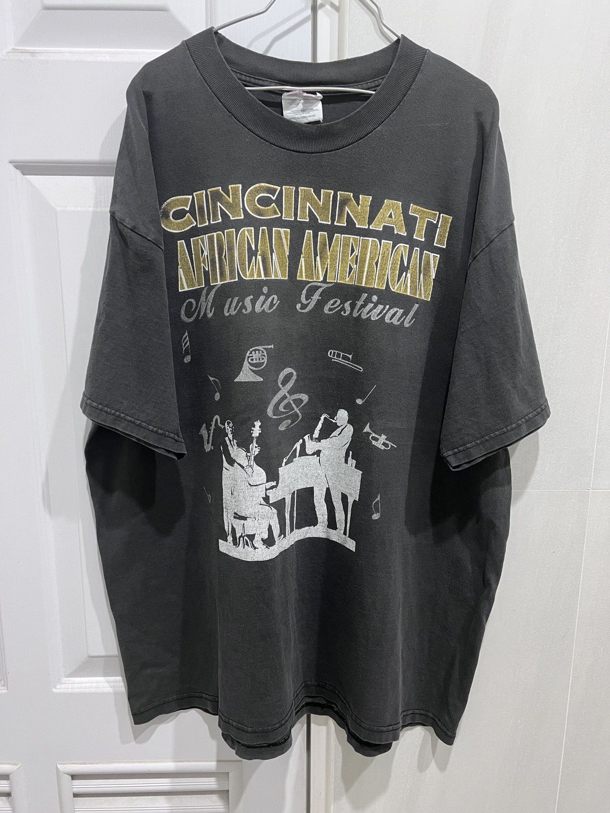 Rap Tees Vintage Jazzin Cincinnati Chaka Khan XL Faded R&B Soul Funk Size US XL / EU 56 / 4 - 3 Thumbnail