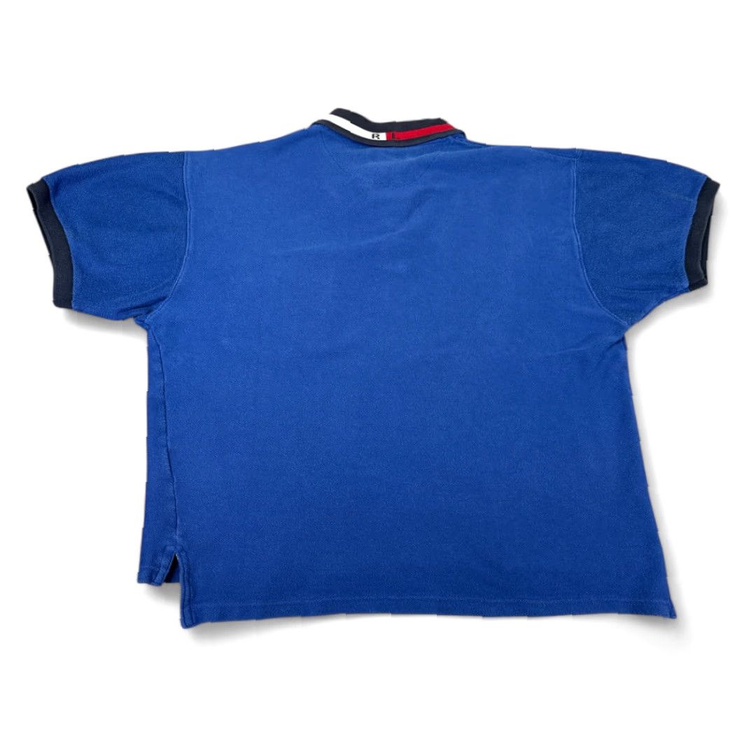 Ralph Lauren VINTAGE Chaps Ralph Lauren Polo Shirt Golf Blue 90s Adult LARGE Shirt Mens Short Sleeve Polo Size US L / EU 52-54 / 3 - 3 Thumbnail