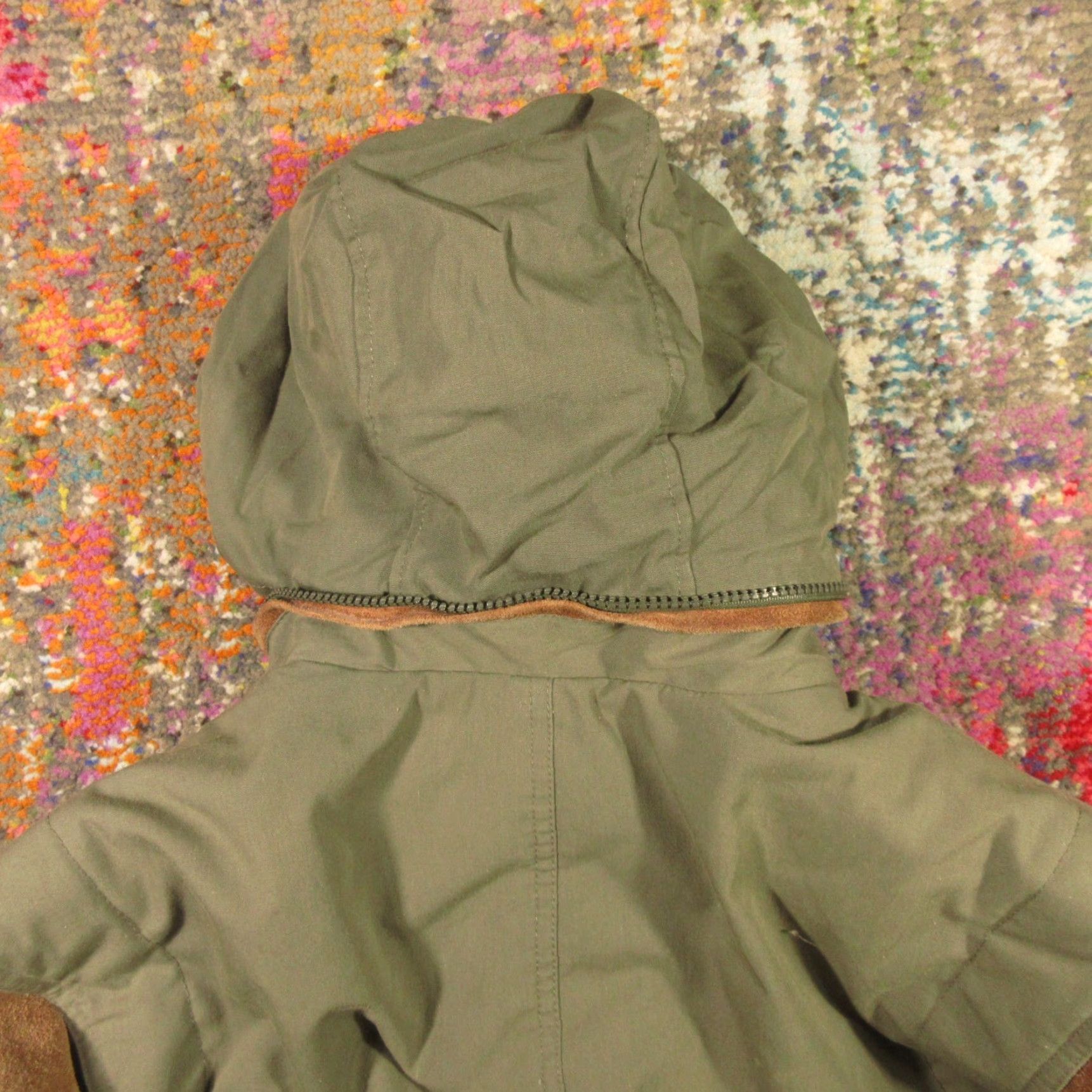 Vintage VINTAGE Heavy Down Parka Jacket Mens L Green Hooded Field Master Thick & Warm Size US L / EU 52-54 / 3 - 7 Thumbnail