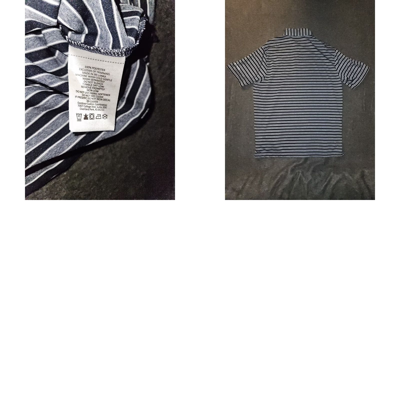 Vintage Columbia Golf Polo Shirt Men's XL Blue Striped Short Sleeve Stretch Active Golf Size US XL / EU 56 / 4 - 8 Thumbnail