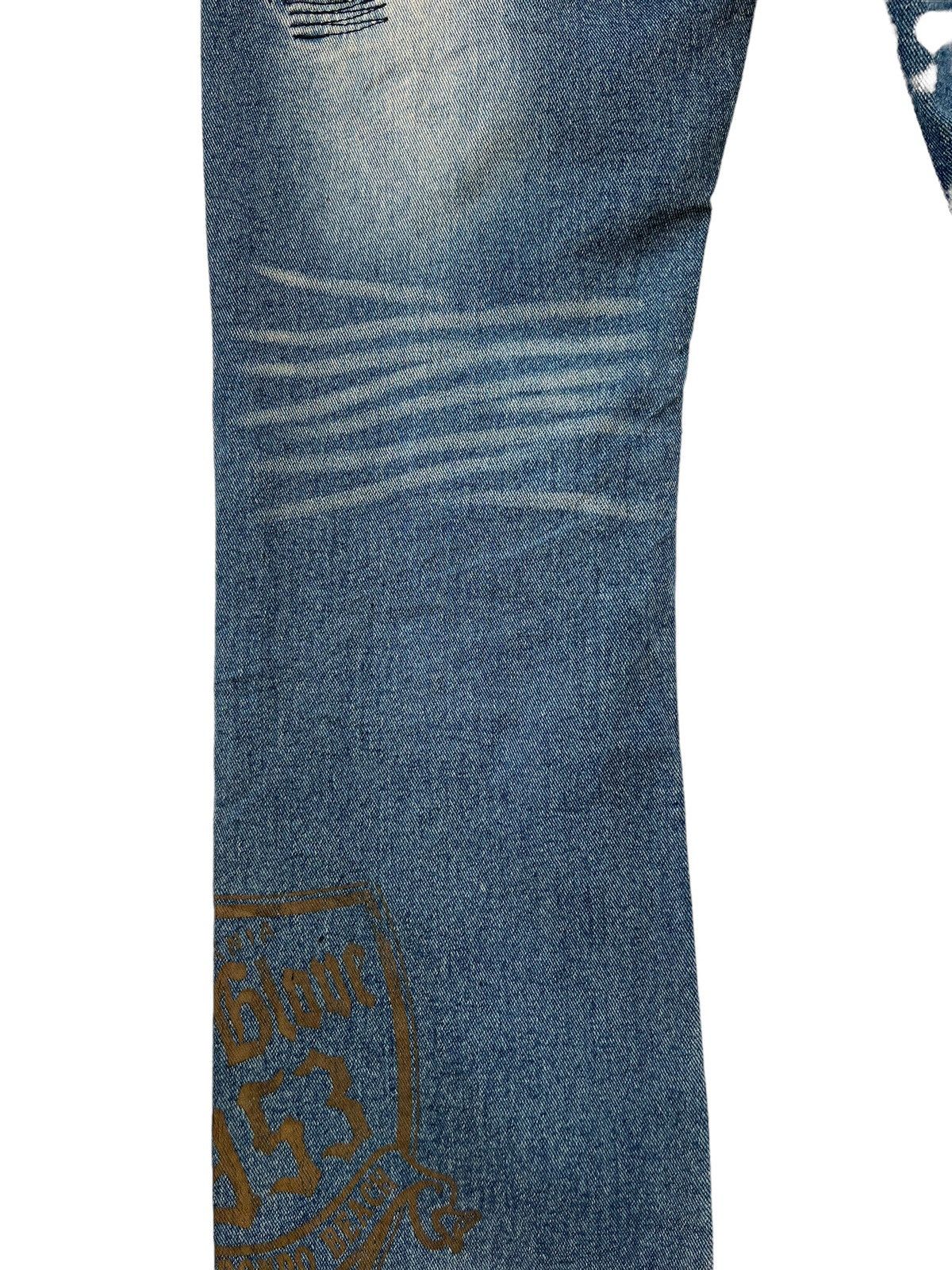 Body Glove Vintage Y2K Body Glove Distress Dirty Muddy Denim Jeans Size US 31 - 17 Thumbnail