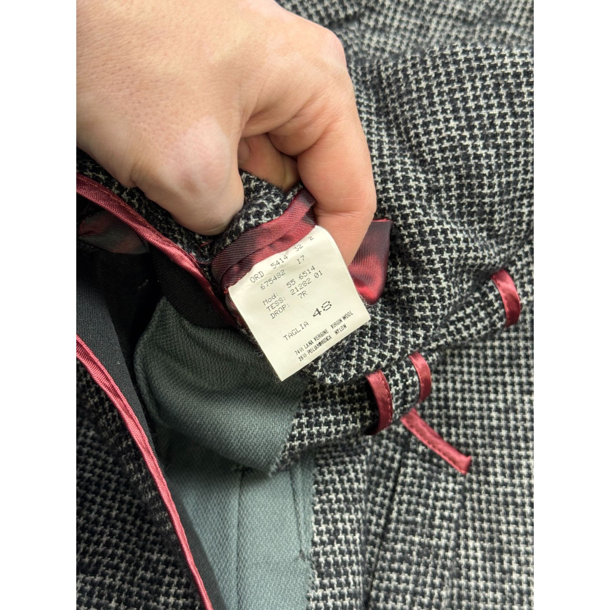 Other Maestrami Double Breasted Wool Blend Tweed Blazer (Y1258) Size 38R - 6 Thumbnail
