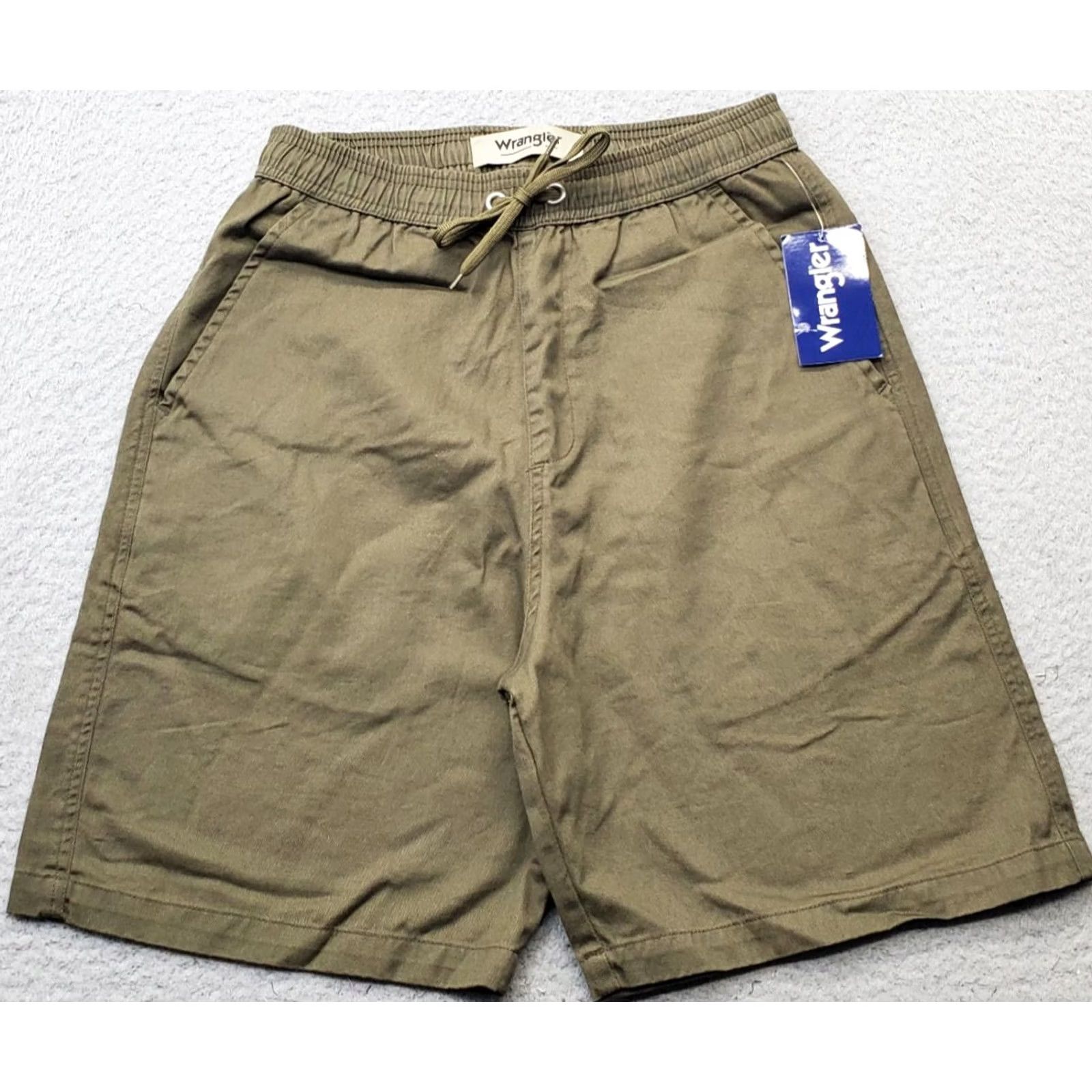 Wrangler Wrangler Bermuda Shorts Mens Medium Green Elastic Waist Drawstring Patch Logo Bermuda Shorts Mens Green Elastic Waist Drawstring Patch Logo Size US 31 - 2 Thumbnail