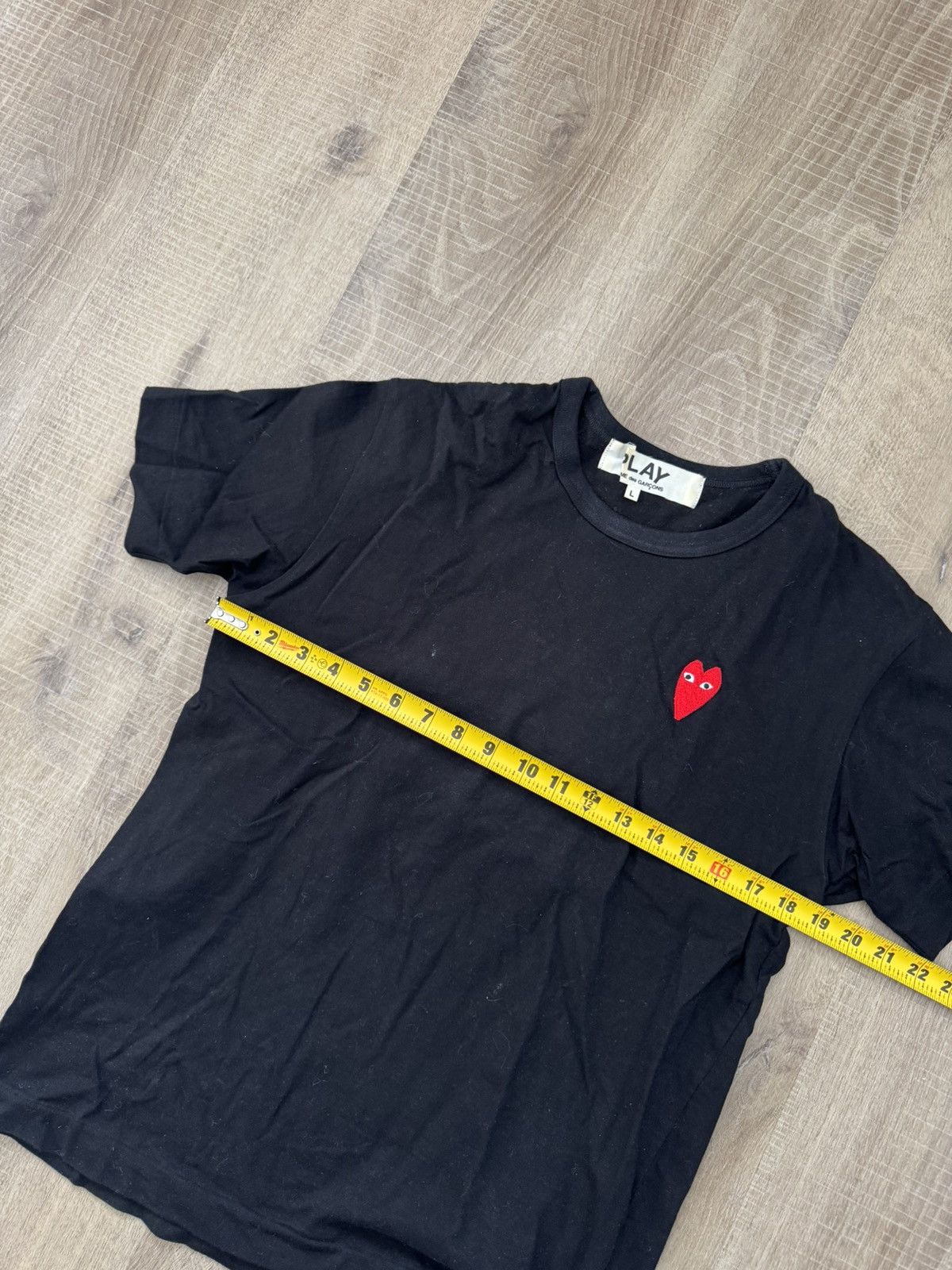 Comme des Garcons PLAY Logo Tee Shirt Size US L / EU 52-54 / 3 - 6 Thumbnail