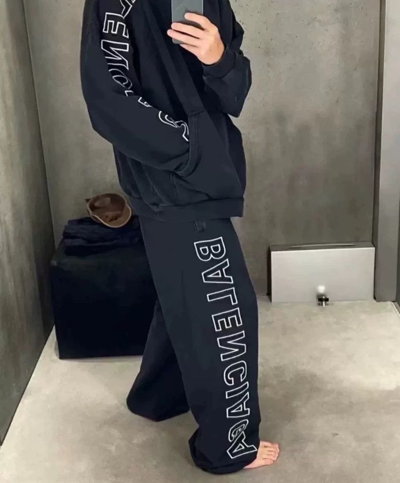Balenciaga Balenciaga size l 23 FW side wash capital letters pants 25 Size US 30 / EU 46 - 8 Thumbnail