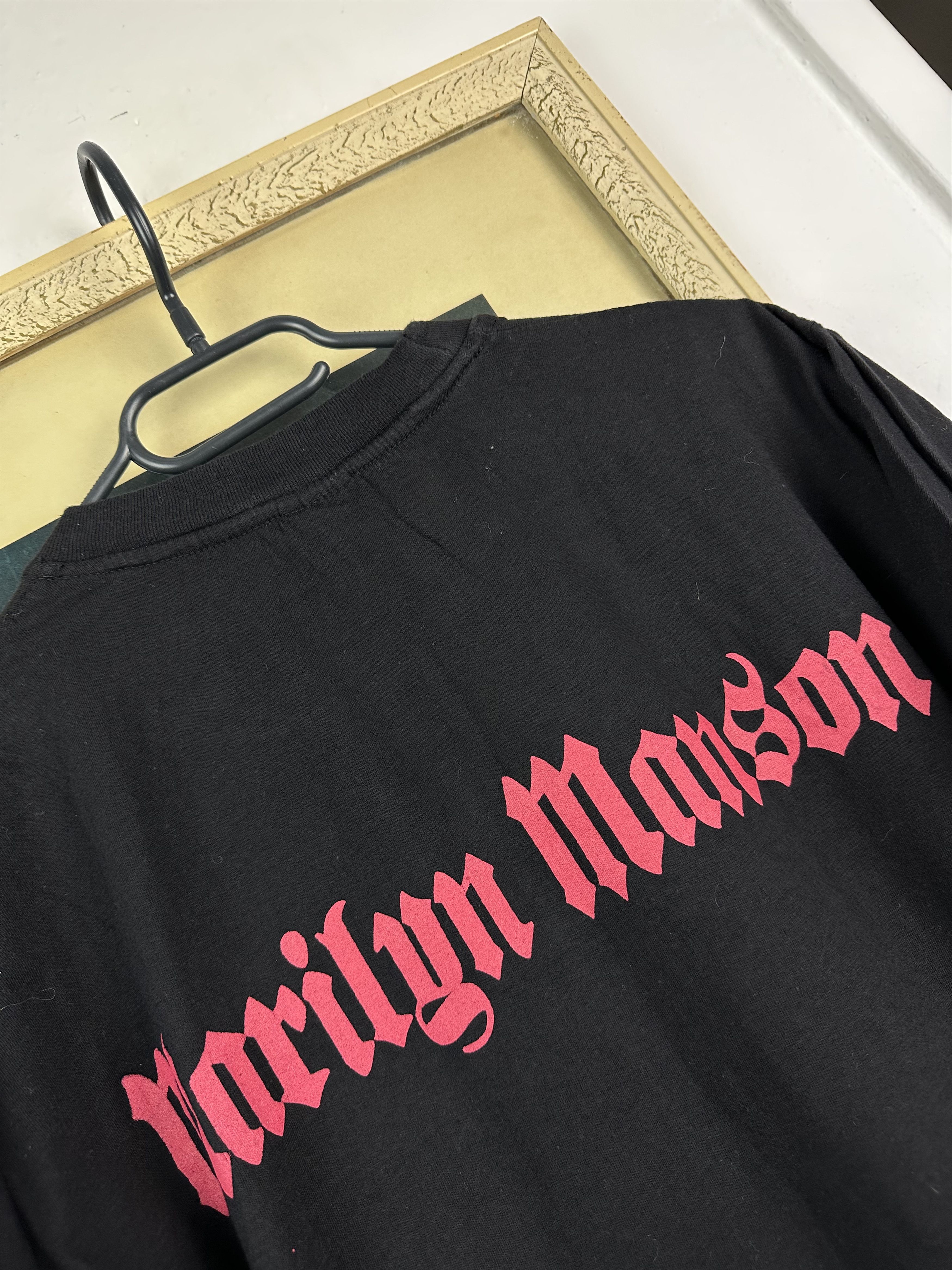 Band Tees Vintage Marilyn Manson Shirt Band Tee Rare Face Y2K Hype Size US M / EU 48-50 / 2 - 11 Thumbnail