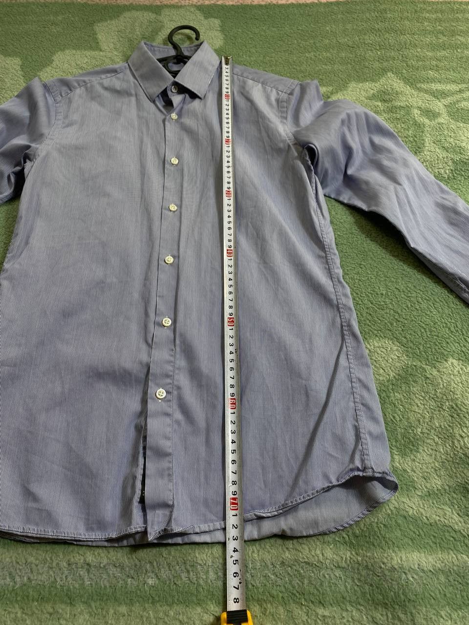 Hugo Boss × Vintage Vintage Hugo Boss Long Sleeve Embroidered Shirt Slim Fit Size US S / EU 44-46 / 1 - 6 Thumbnail