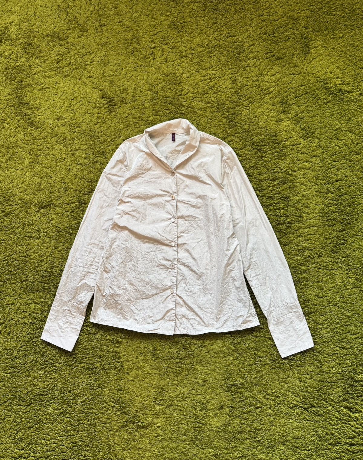 Hysteric Glamour Katharina Hovman avant Garde nylon buttons up blouse shirt Size M / US 6-8 / IT 42-44 - 1 Thumbnail