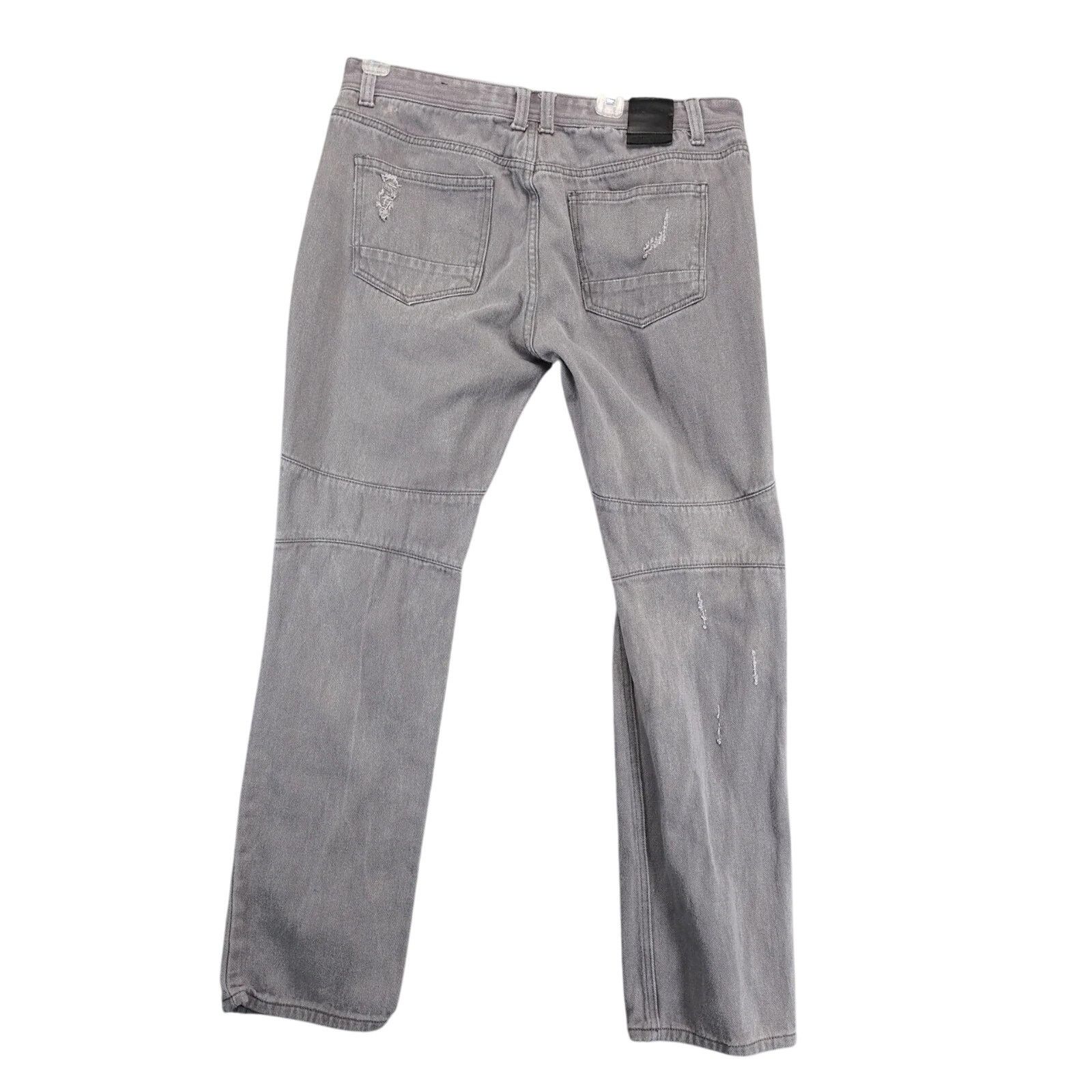 Other Contender Gray Wash Jeans Men's 36x32 Double Knee Distressed Size US 36 / EU 52 - 2 Thumbnail