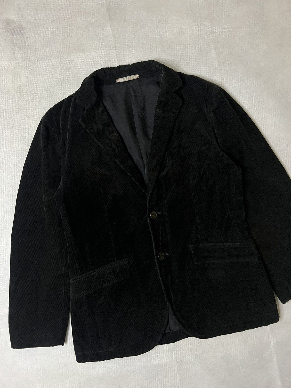 Designer × Paul Smith Paul Smith Black Corduroy Blazer Size 38R - 5 Thumbnail