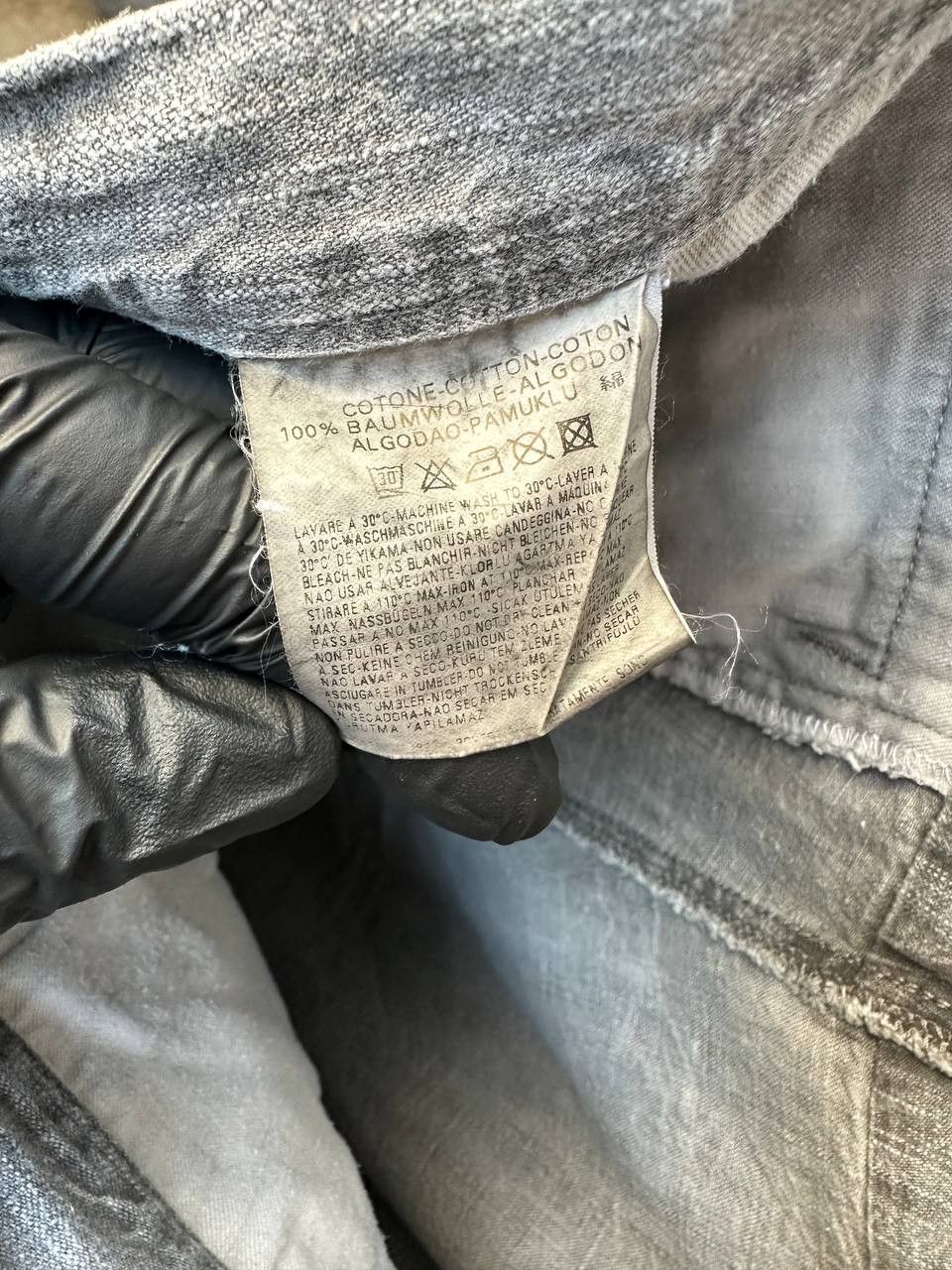 Diesel × Vintage Diesel Relaxed Fit Washed Grey Pants Belt Detail Vintage Size US 32 / EU 48 - 18 Thumbnail