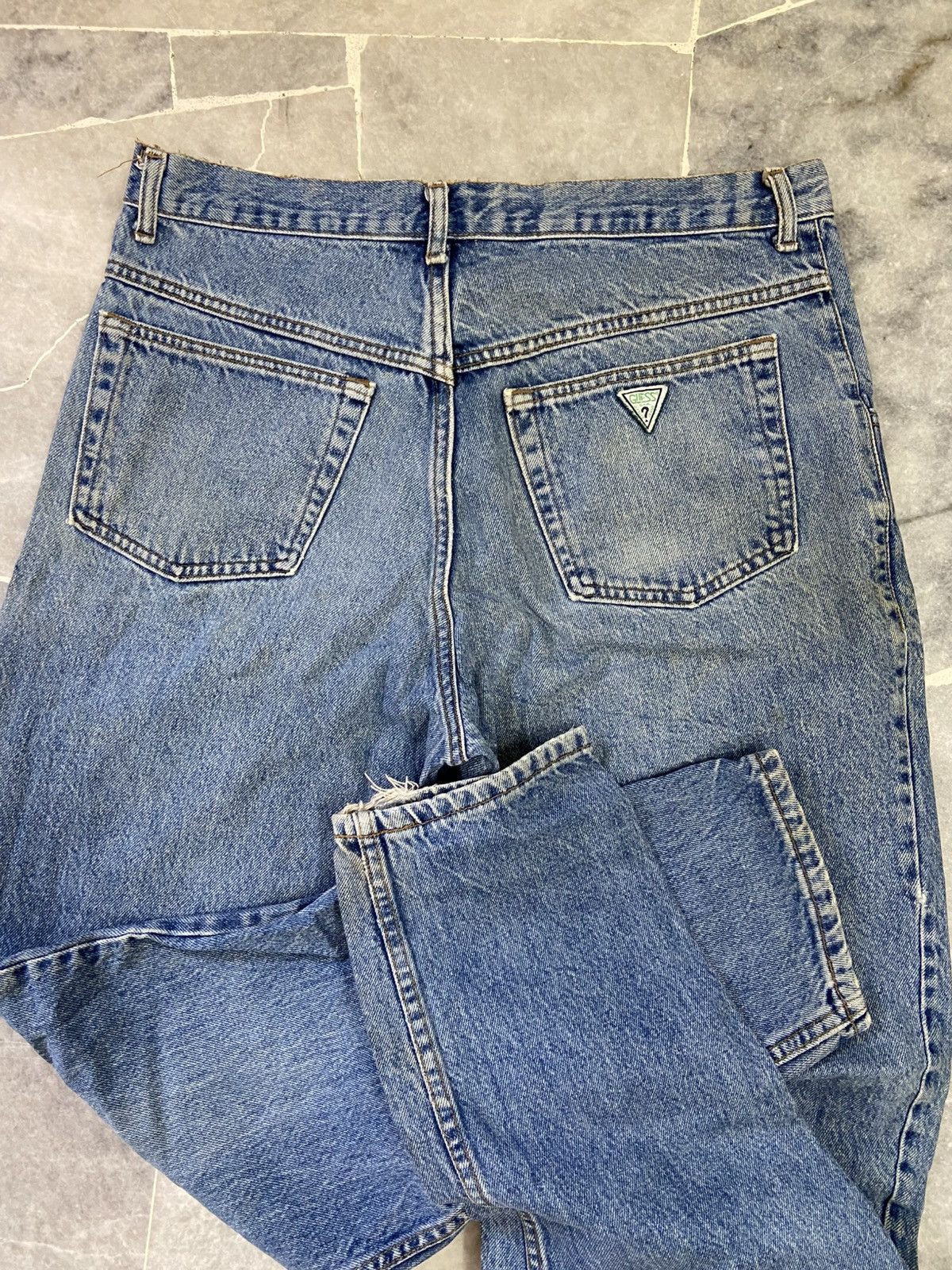 Guess Vintage Guess by Georges Marciano Usa Baggy Jeans Size US 35 - 7 Thumbnail