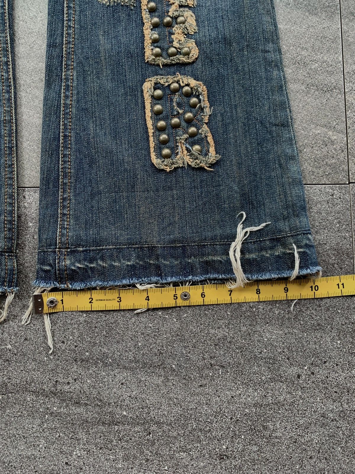 Dolce & Gabbana FREE TAX! Forever Studded Flared Denim Jeans Size US 28 / EU 44 - 17 Thumbnail