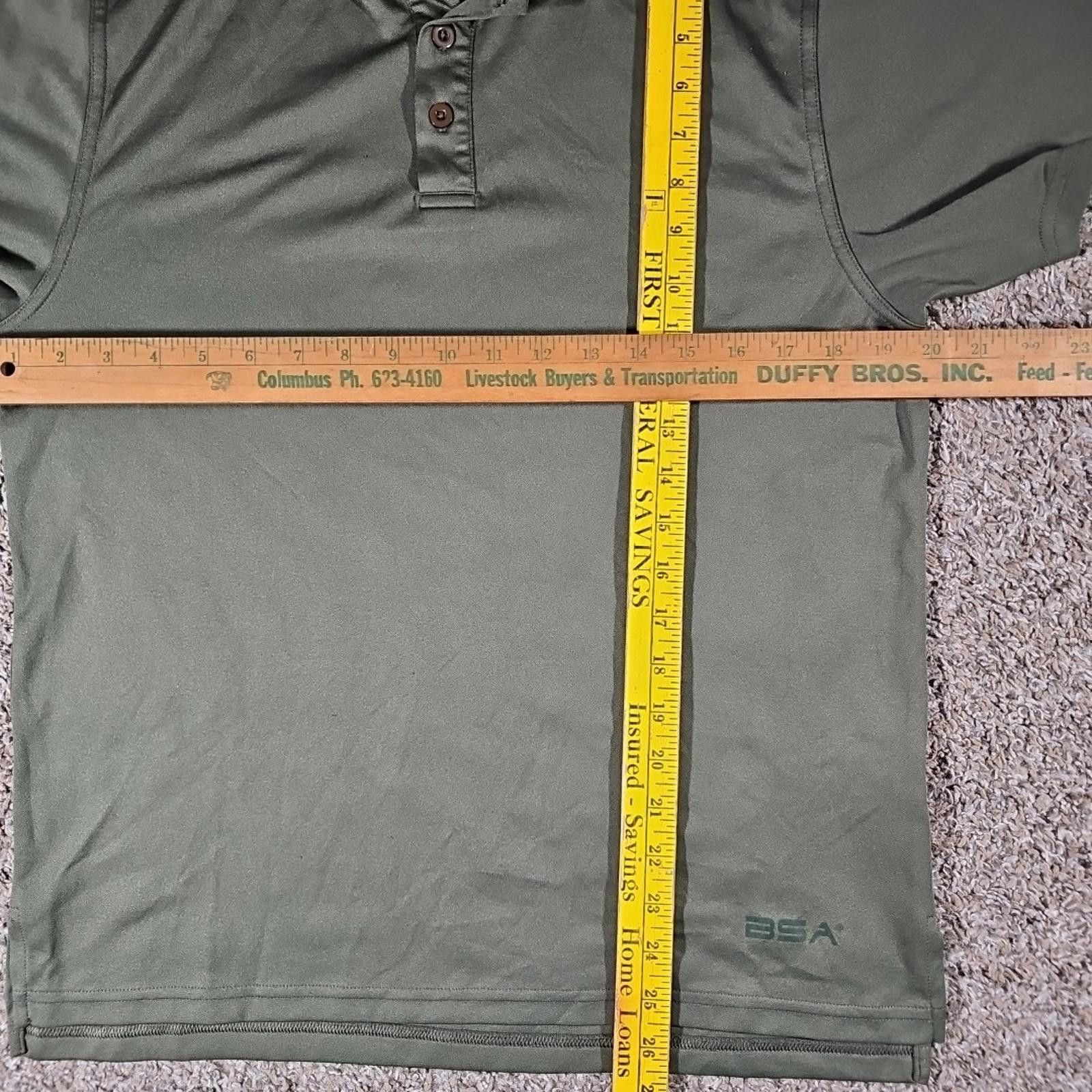 Other BSA Boy Scouts Of America S Green Polo Shirt Size ONE SIZE - 4 Thumbnail