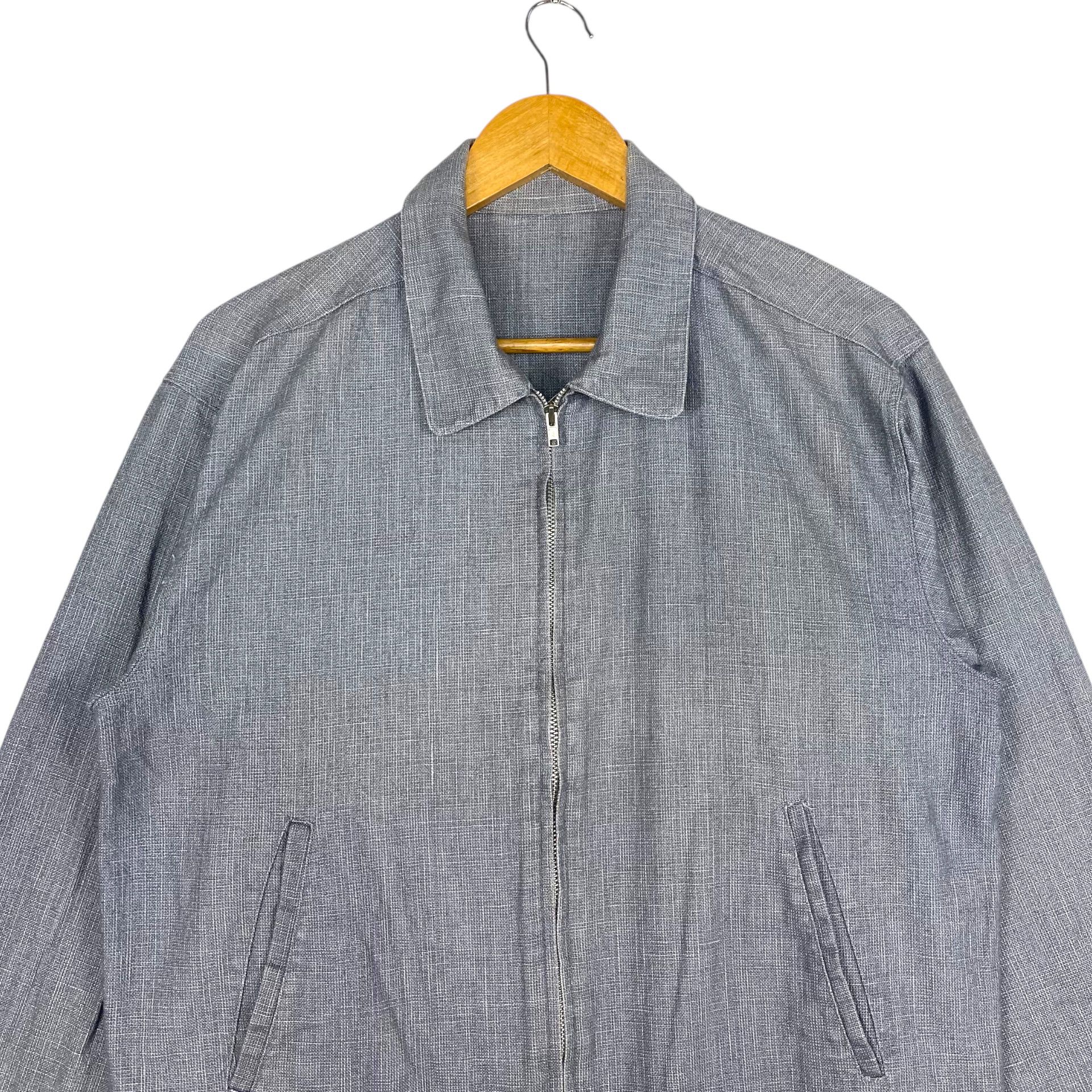Japanese Brand 💥 SLUMMING JAPAN CHAMBRAY BLOUSON JACKET Size US M / EU 48-50 / 2 - 5 Thumbnail